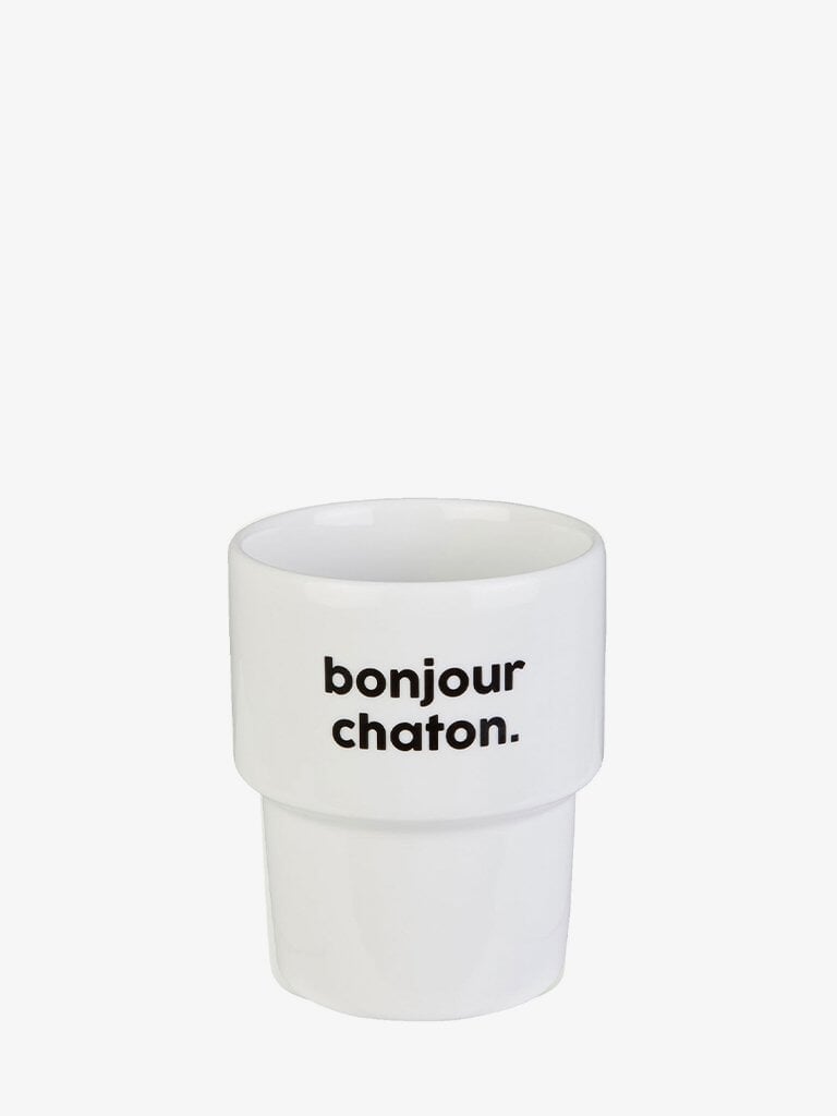 Bonjour Chatonbecher weiß 1