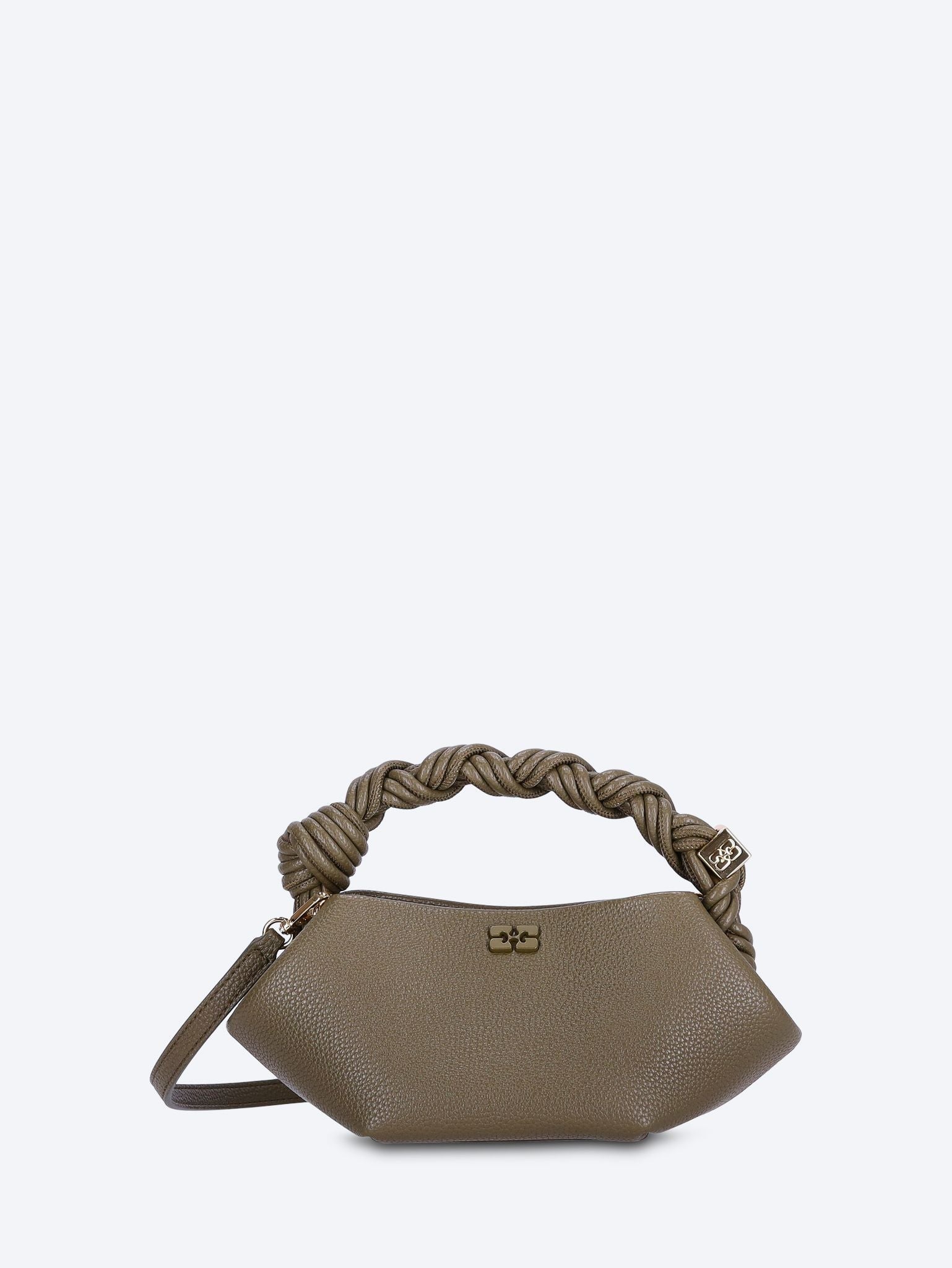 Bou Mini-Handtasche aus genarbtem Leder 1