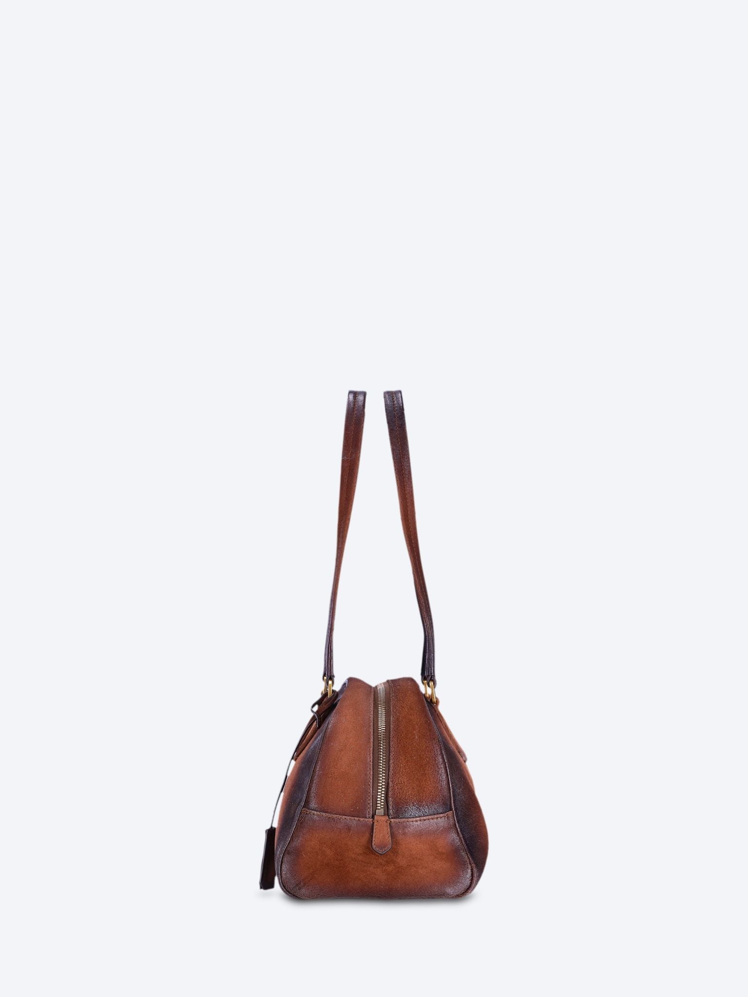 Bowling medium suede bag 3