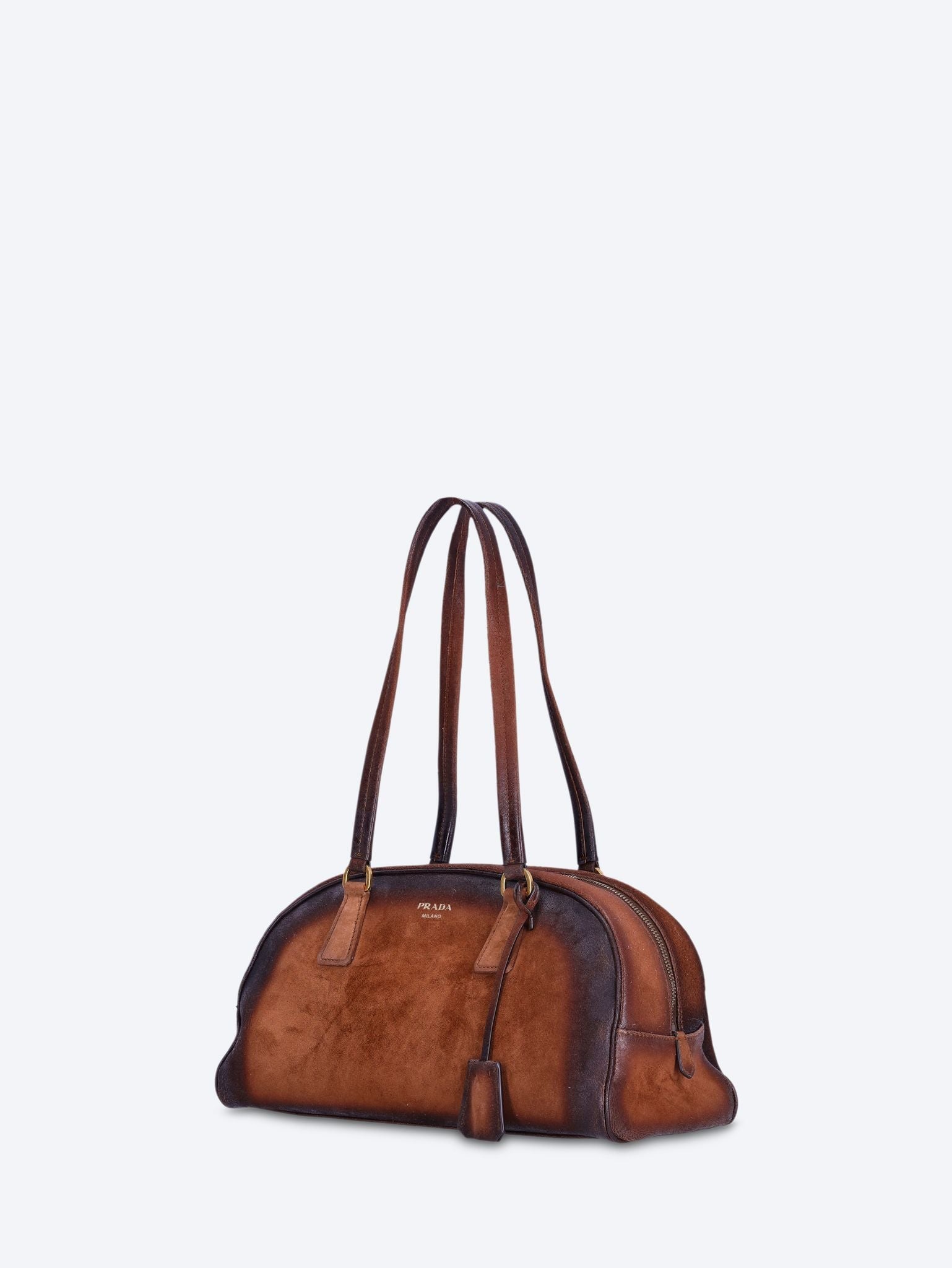 Bowling medium suede bag 2