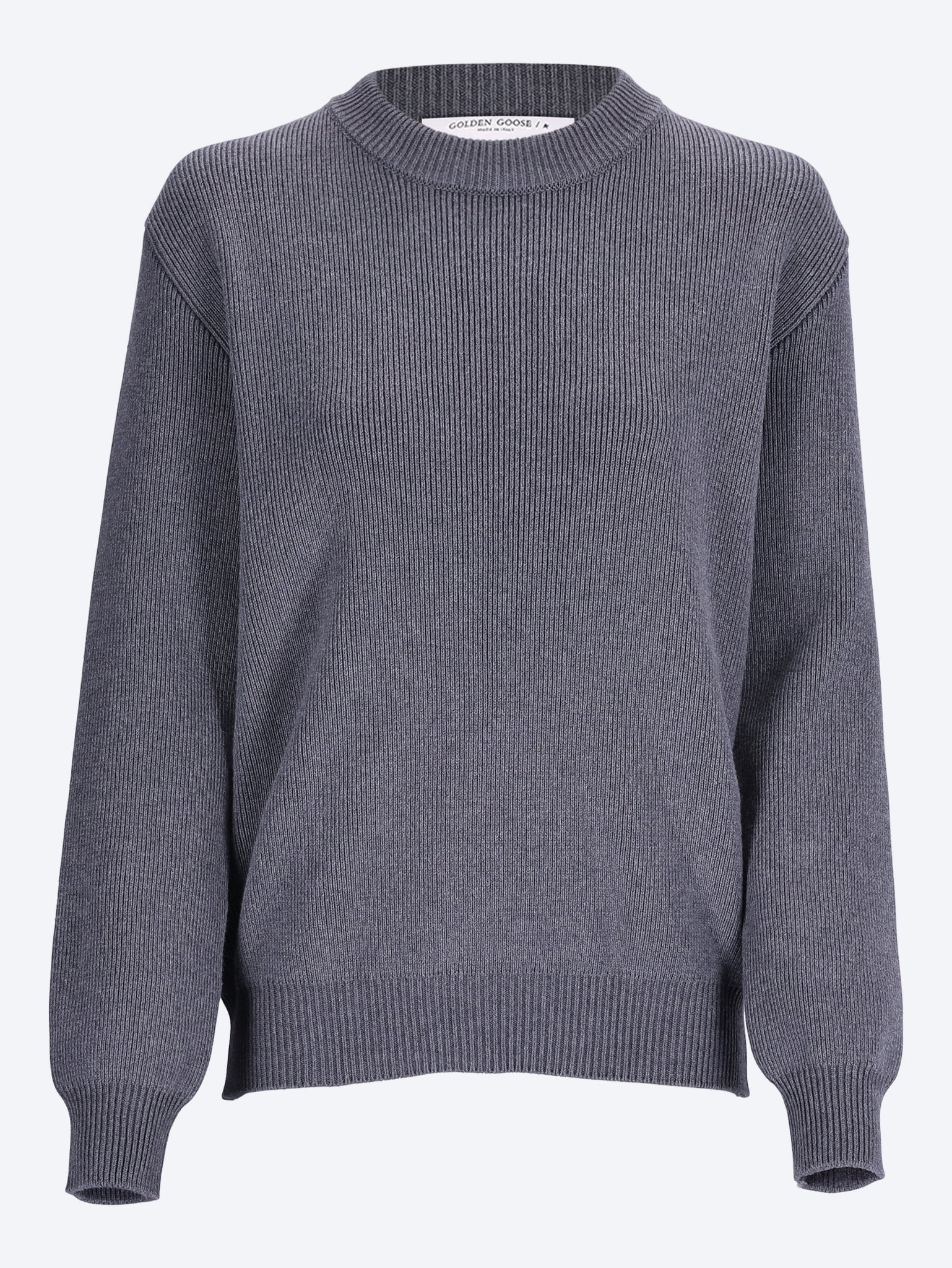 Boyfriend crewneck logo sweater 1