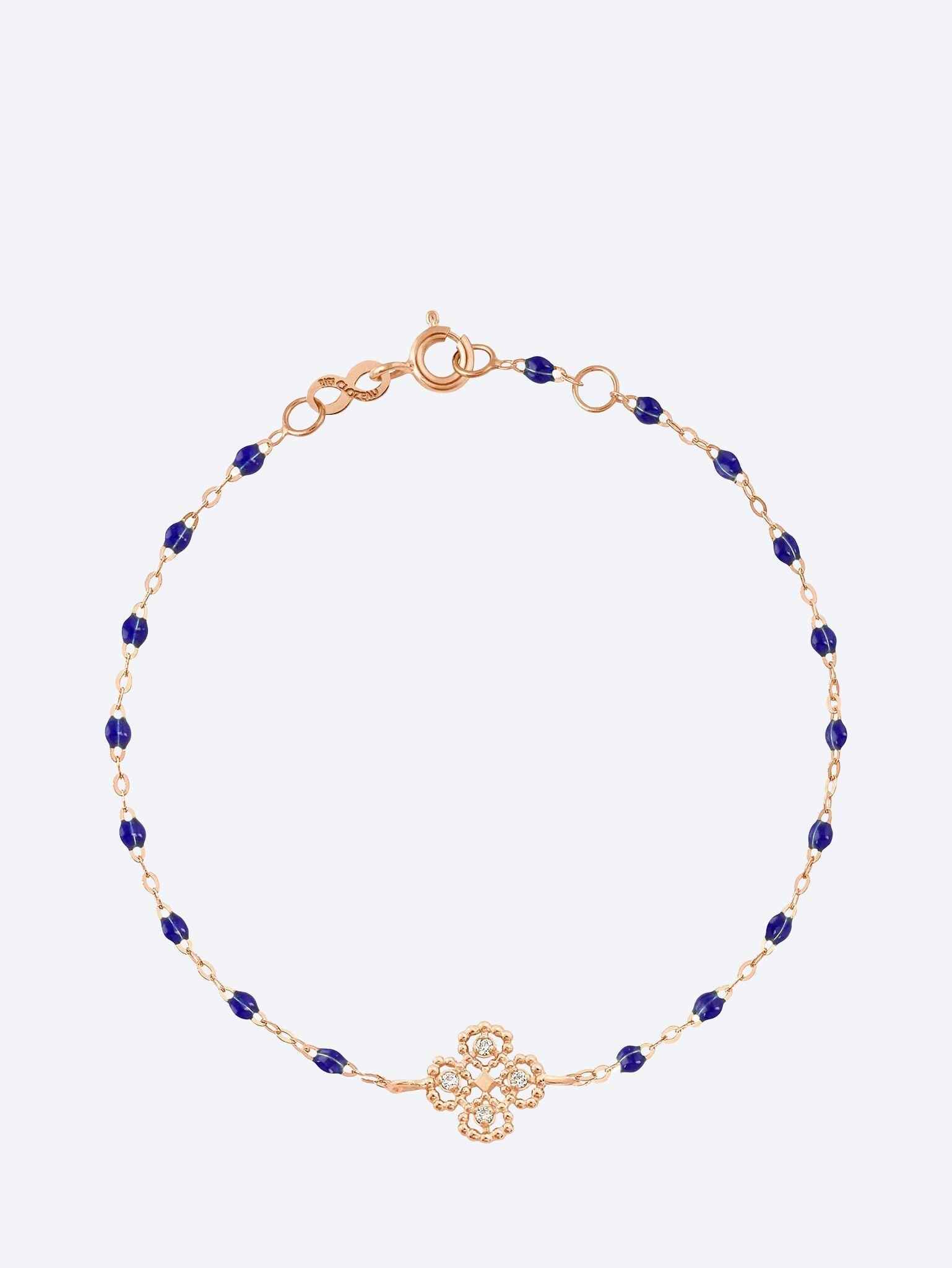 Armband Glücksbringer Trefle Diam oder Rose Prusse 17 cm 1