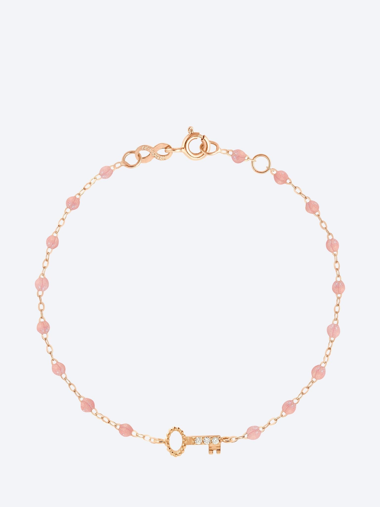 Armband oder Rosen-Diamant-Motiv aus Kunstharz in Rouge, 17 cm 1