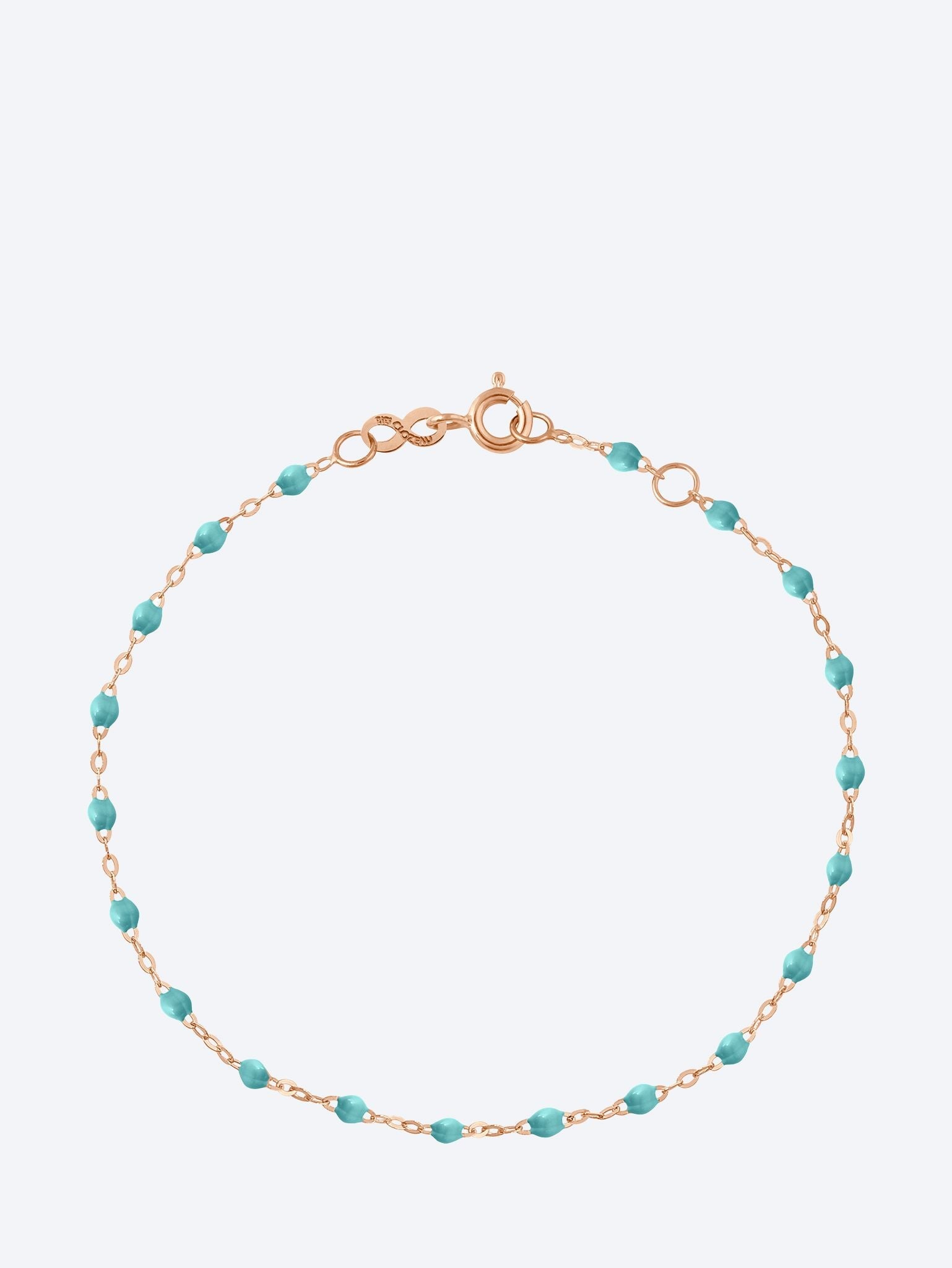 Armband oder rosa türkis vert 17cm 1