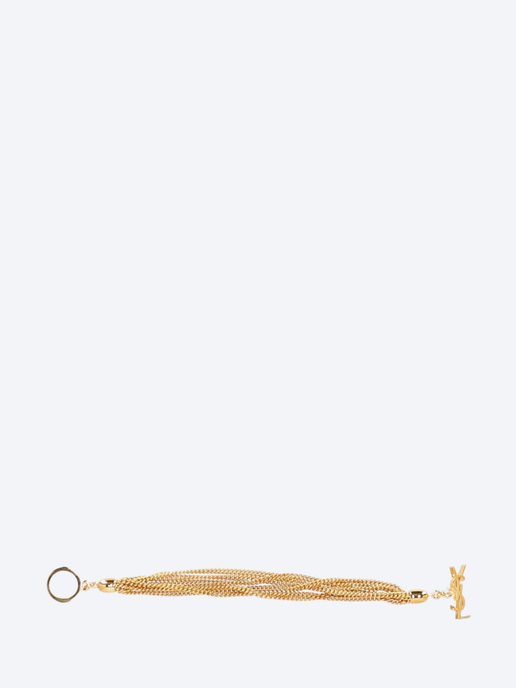 Brass metal cassandre clasp bracelet 1