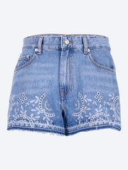 Broderie anglaise denim shorts ref: