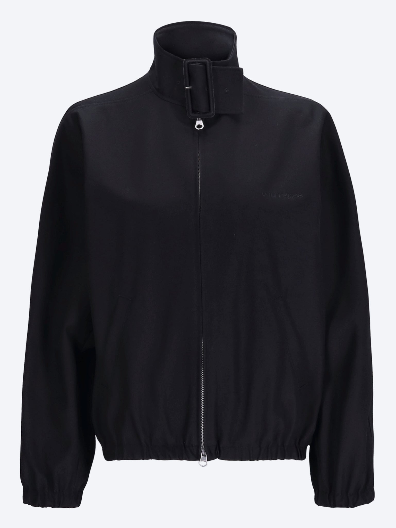 Buckle zipped bomber jacket 1