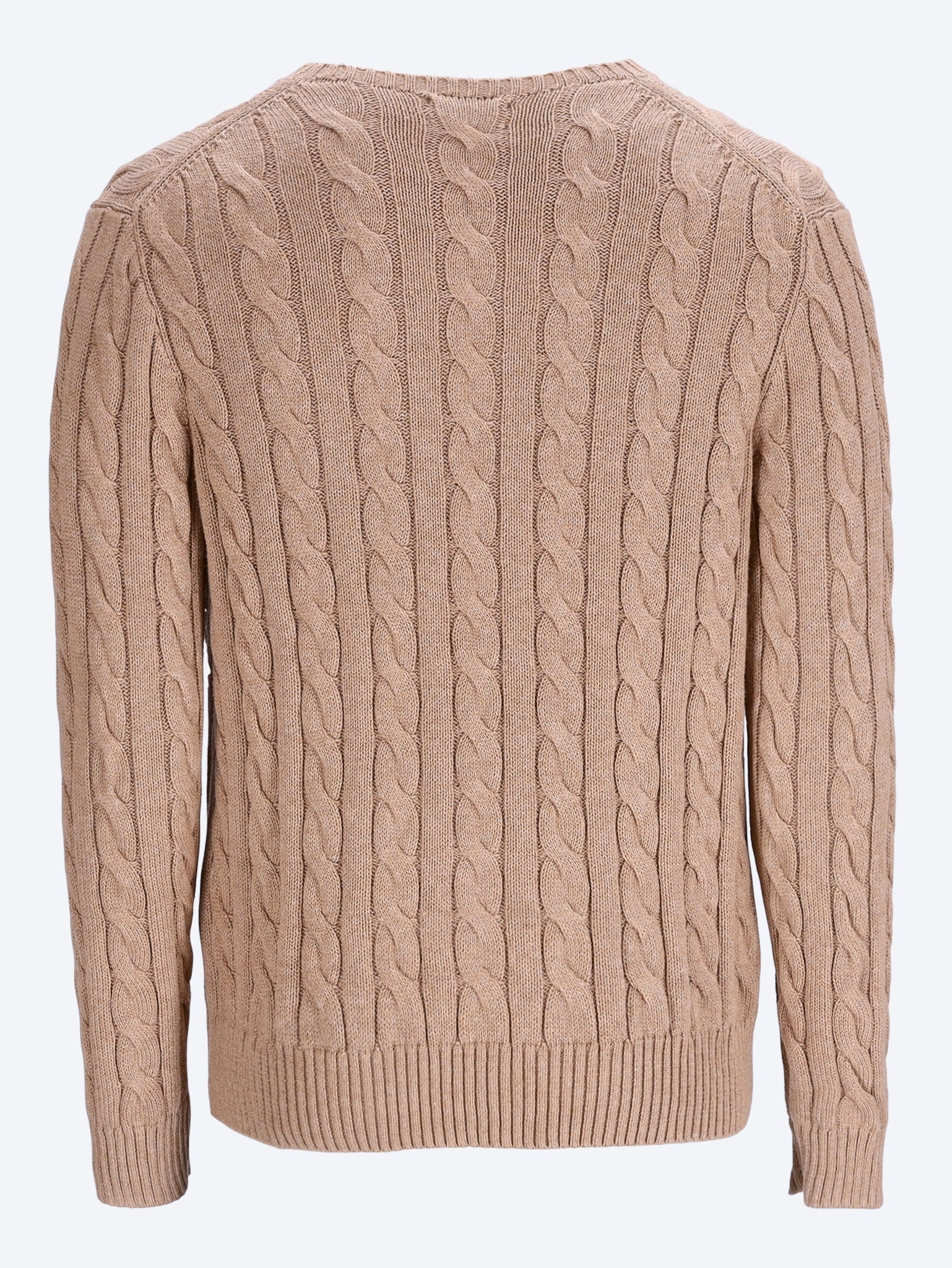 Cable knit crewneck sweater 3