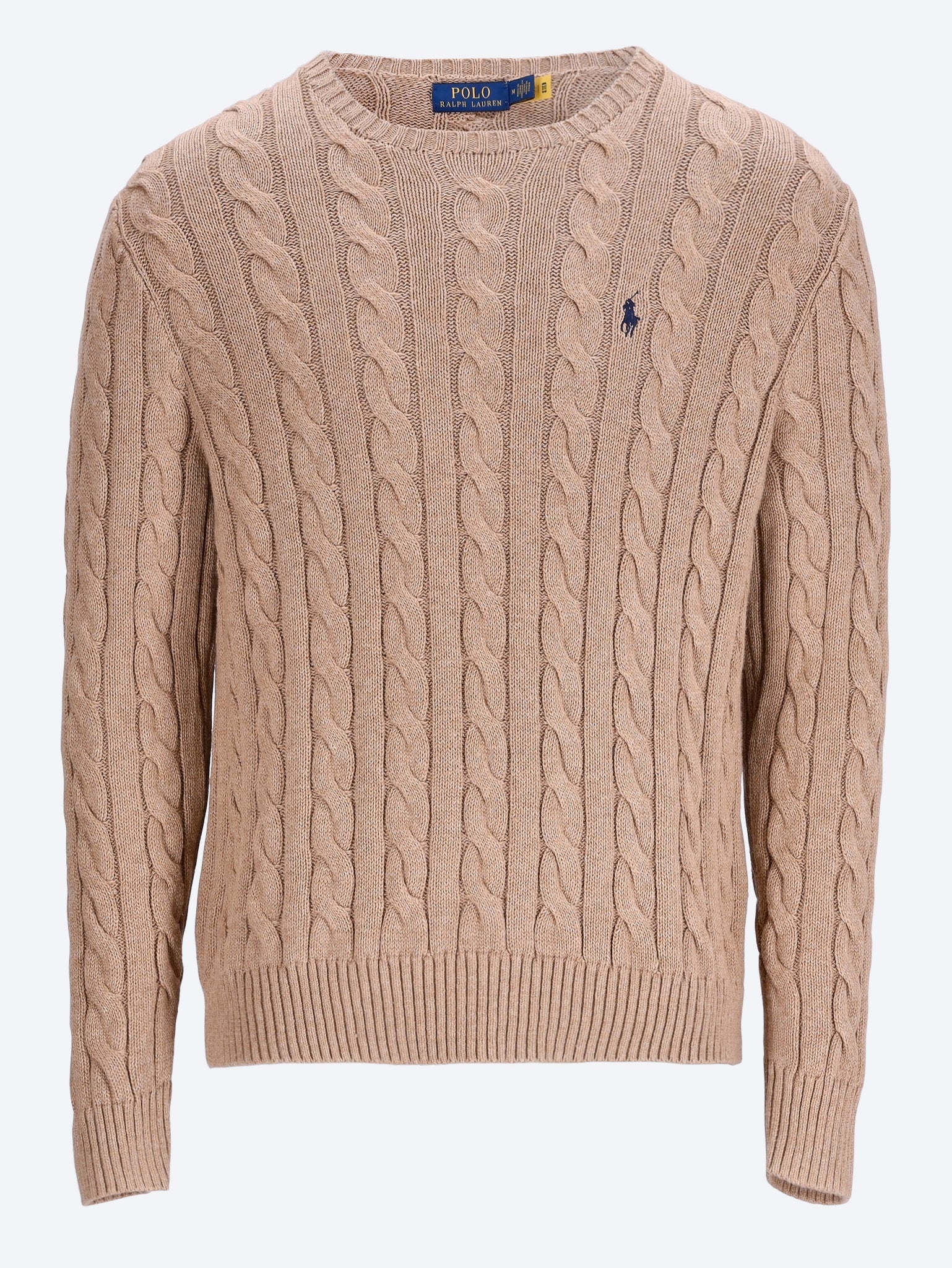 Cable knit crewneck sweater 1