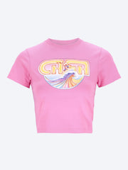 Casa surf printed cropped tee ref: