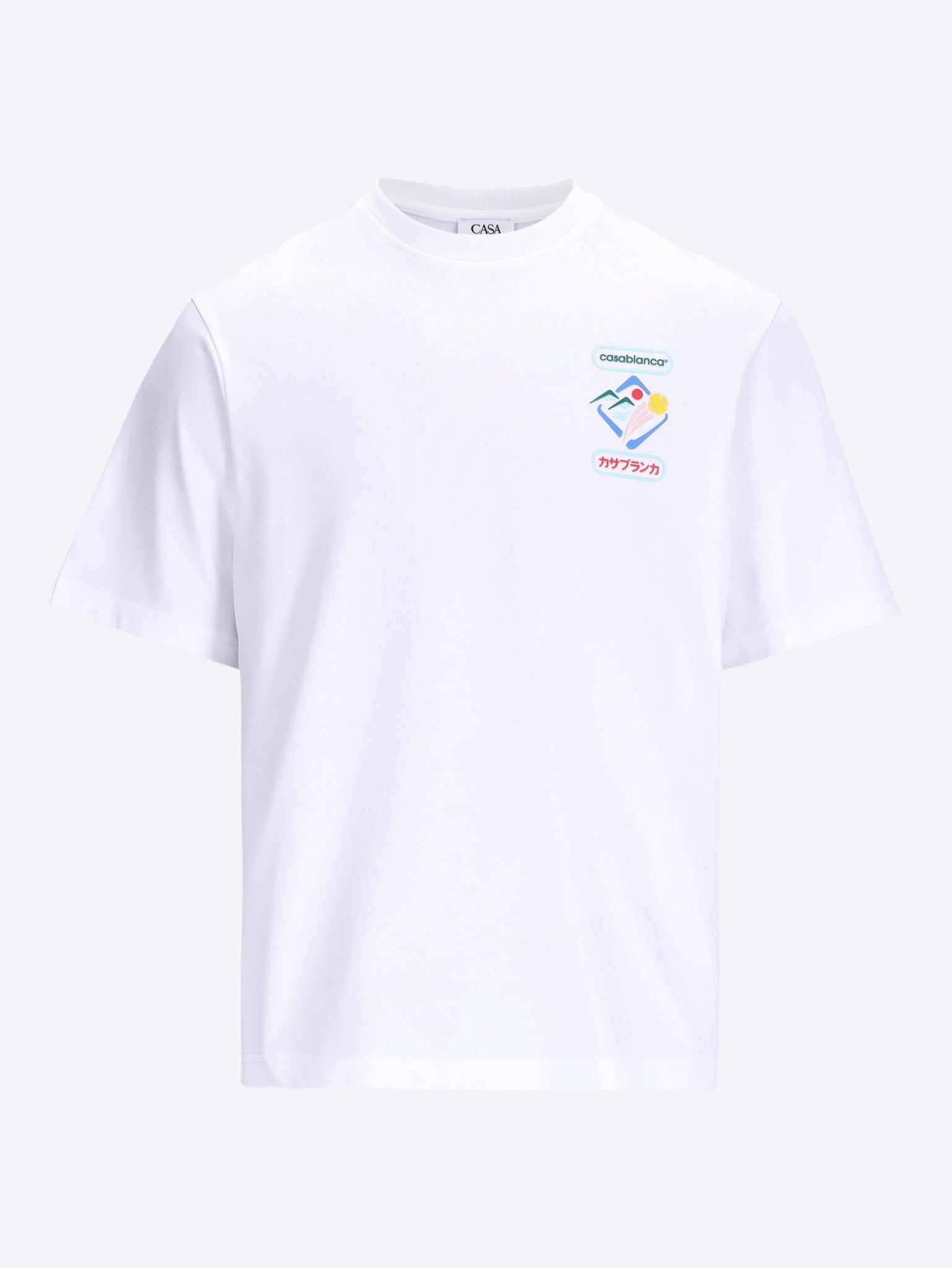 Casablanca Montagne Sportif übergroßes T-Shirt 1