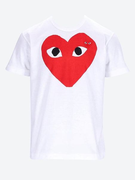 Cdg play t-shirt red heart
