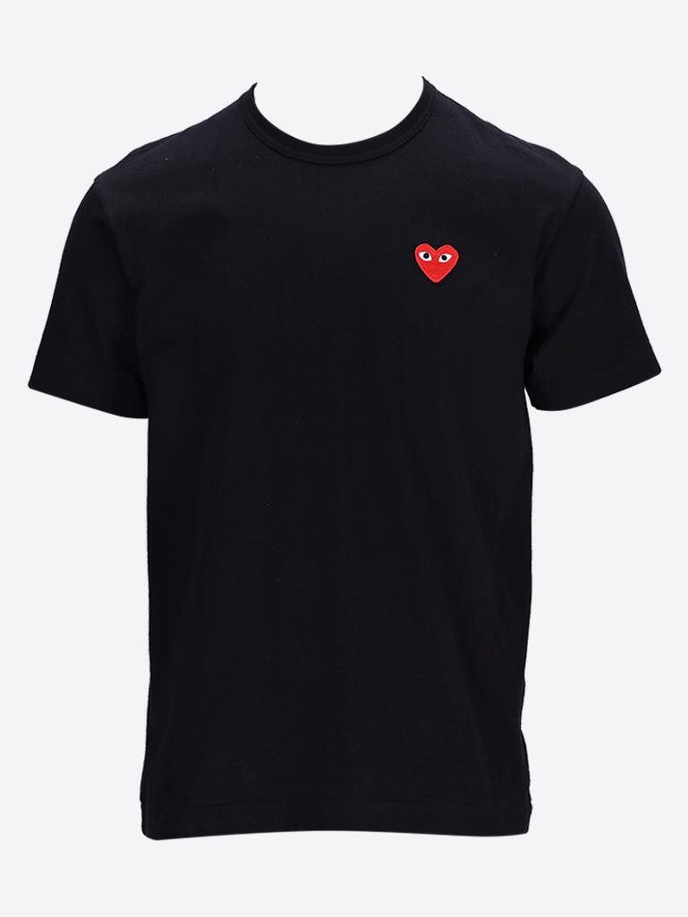 Cdg play t-shirt red heart 1