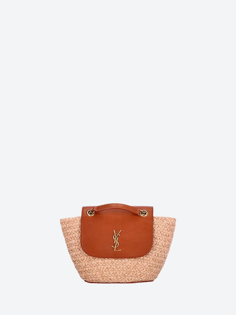 Ysl raffia basket bag 1