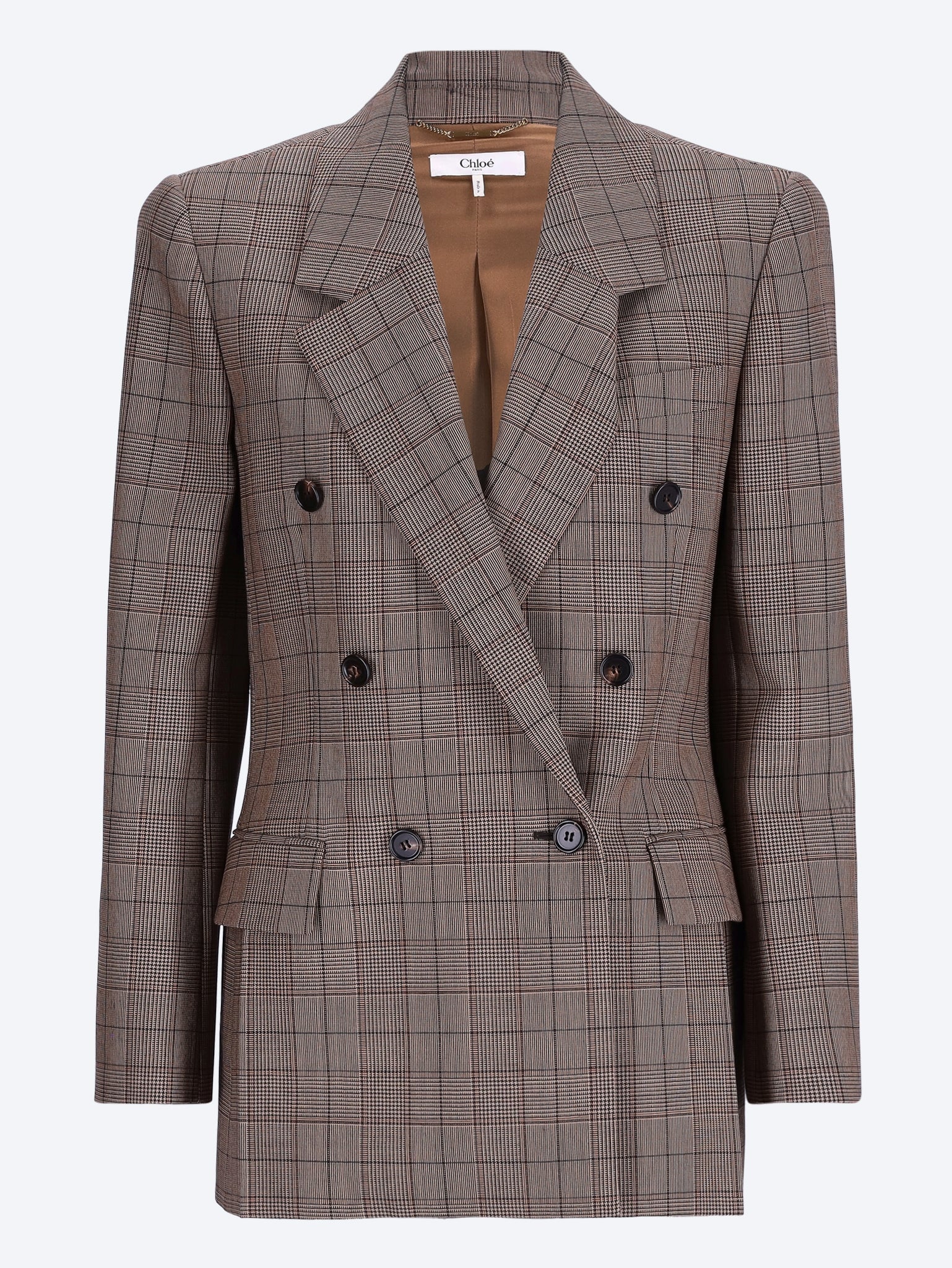 Chack wool double-breasted tailored jacket 1