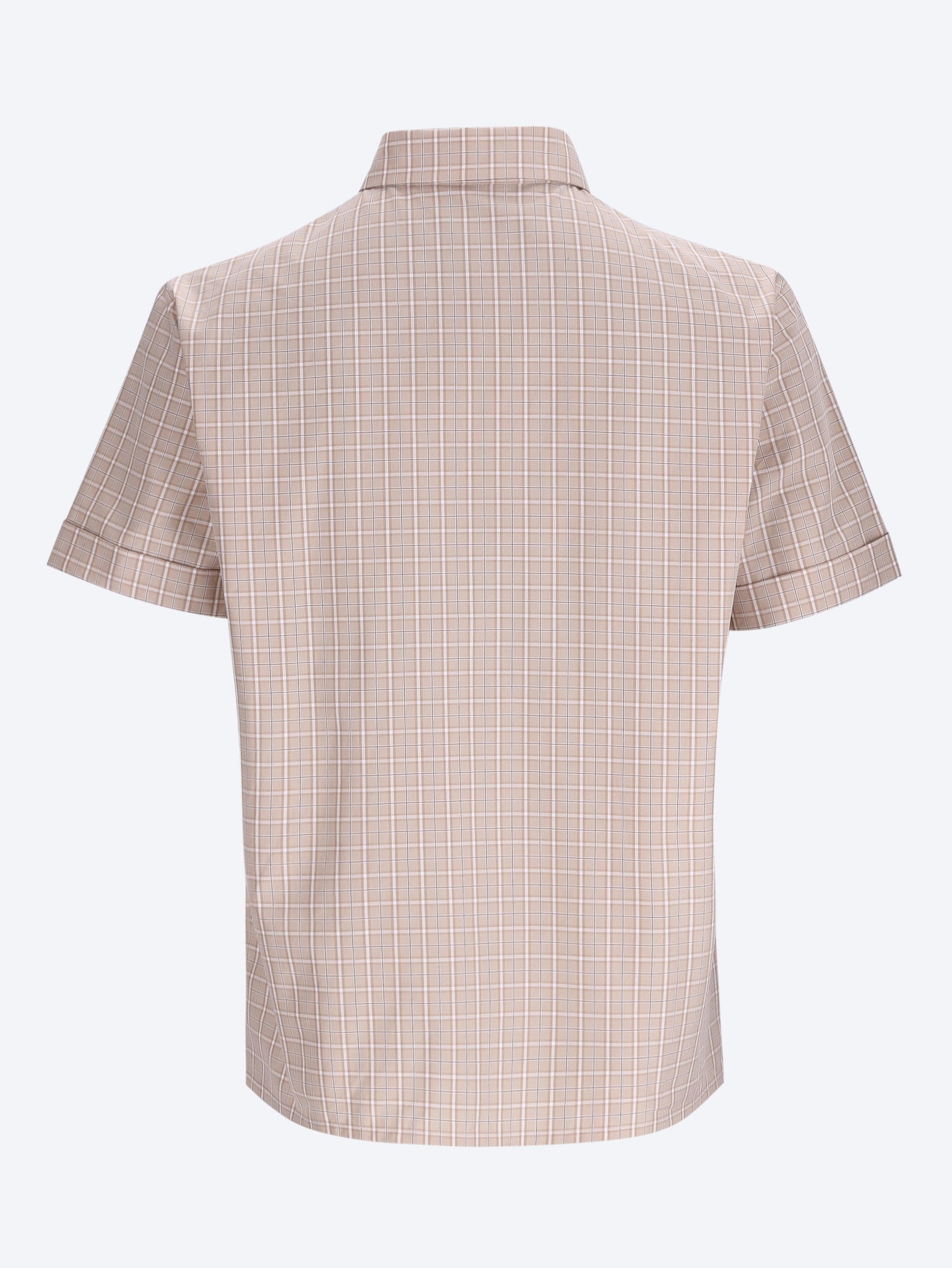 Checked poplin shirt 2