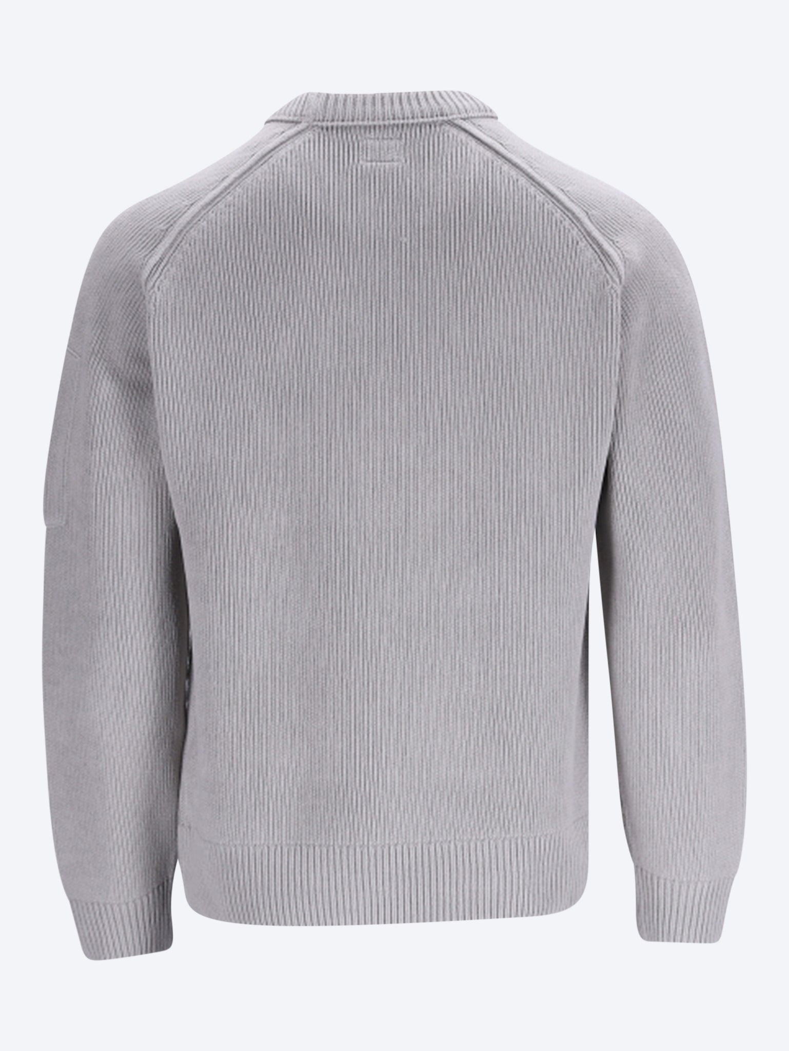 Chenille cotton crewneck lens sweater 3