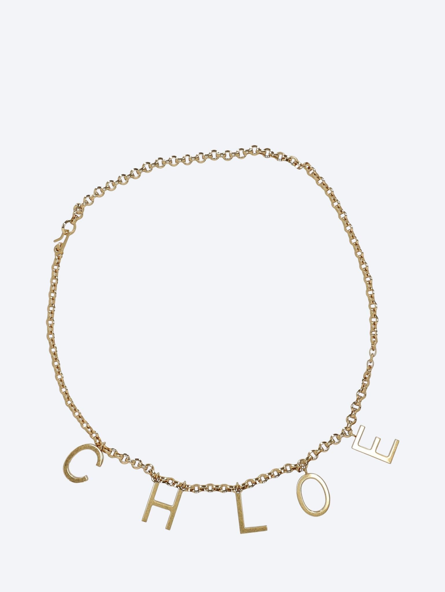Chloe letters jewel belt 1