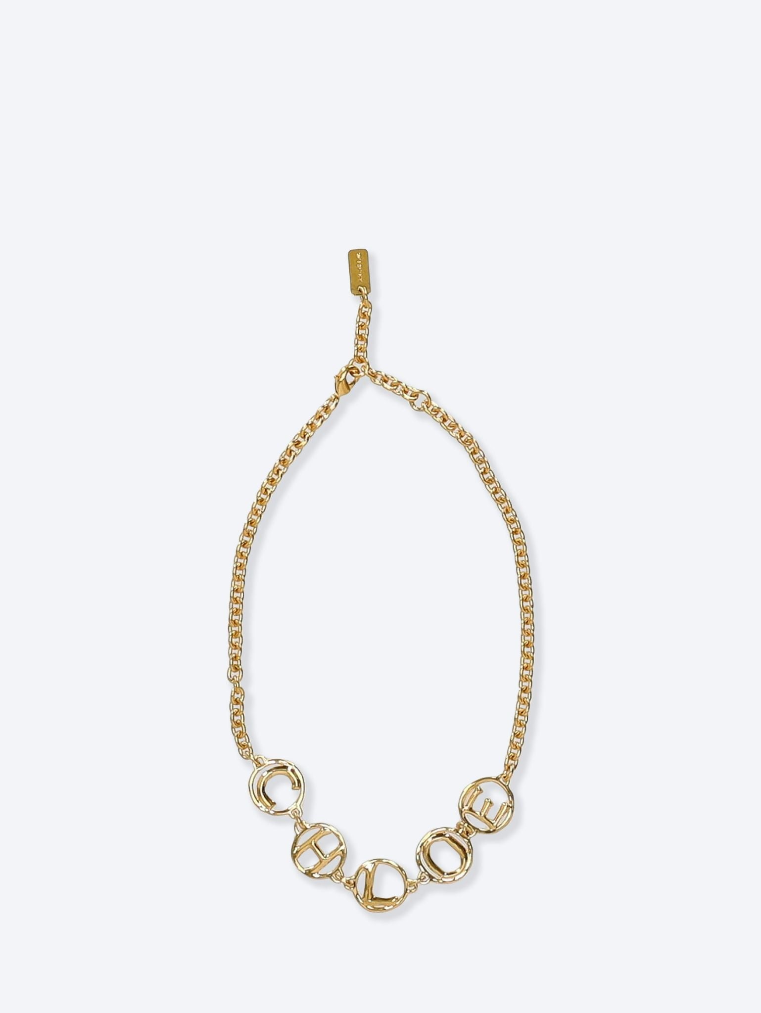 Chloe script necklace 1