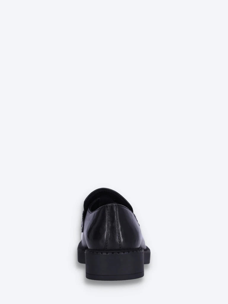 Mocassins en cuir brossé chocolat 5