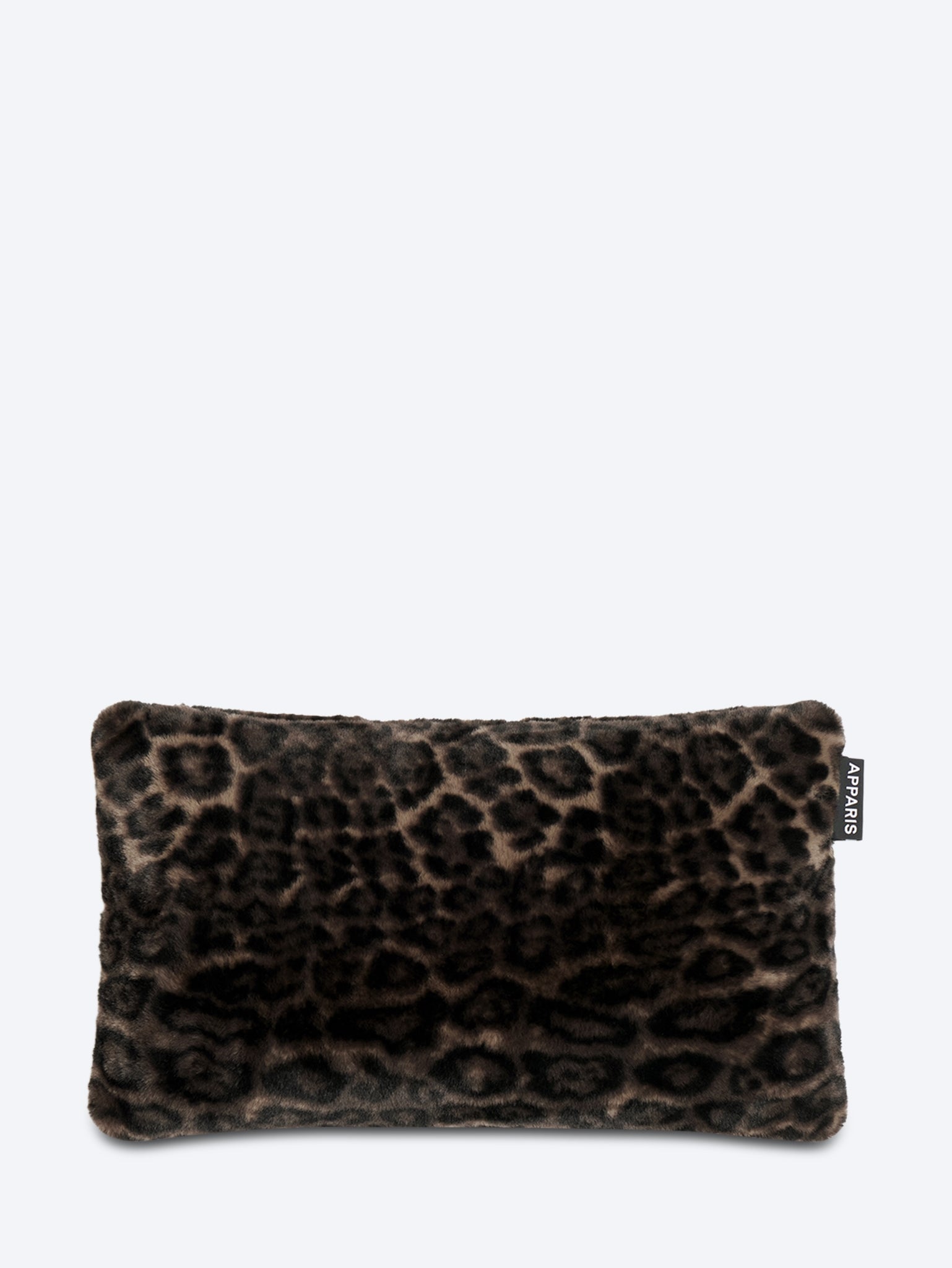 Coussin cicly 30x50 cm léopard noir 1
