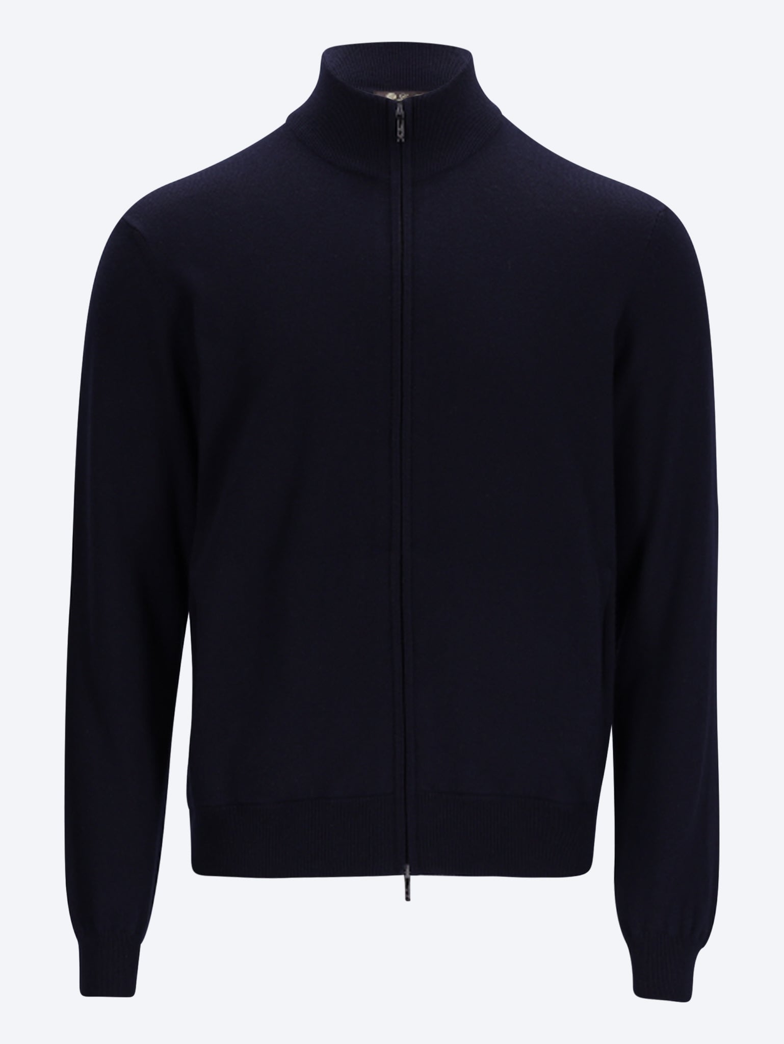 Bomber zippé classique en cachemire 1