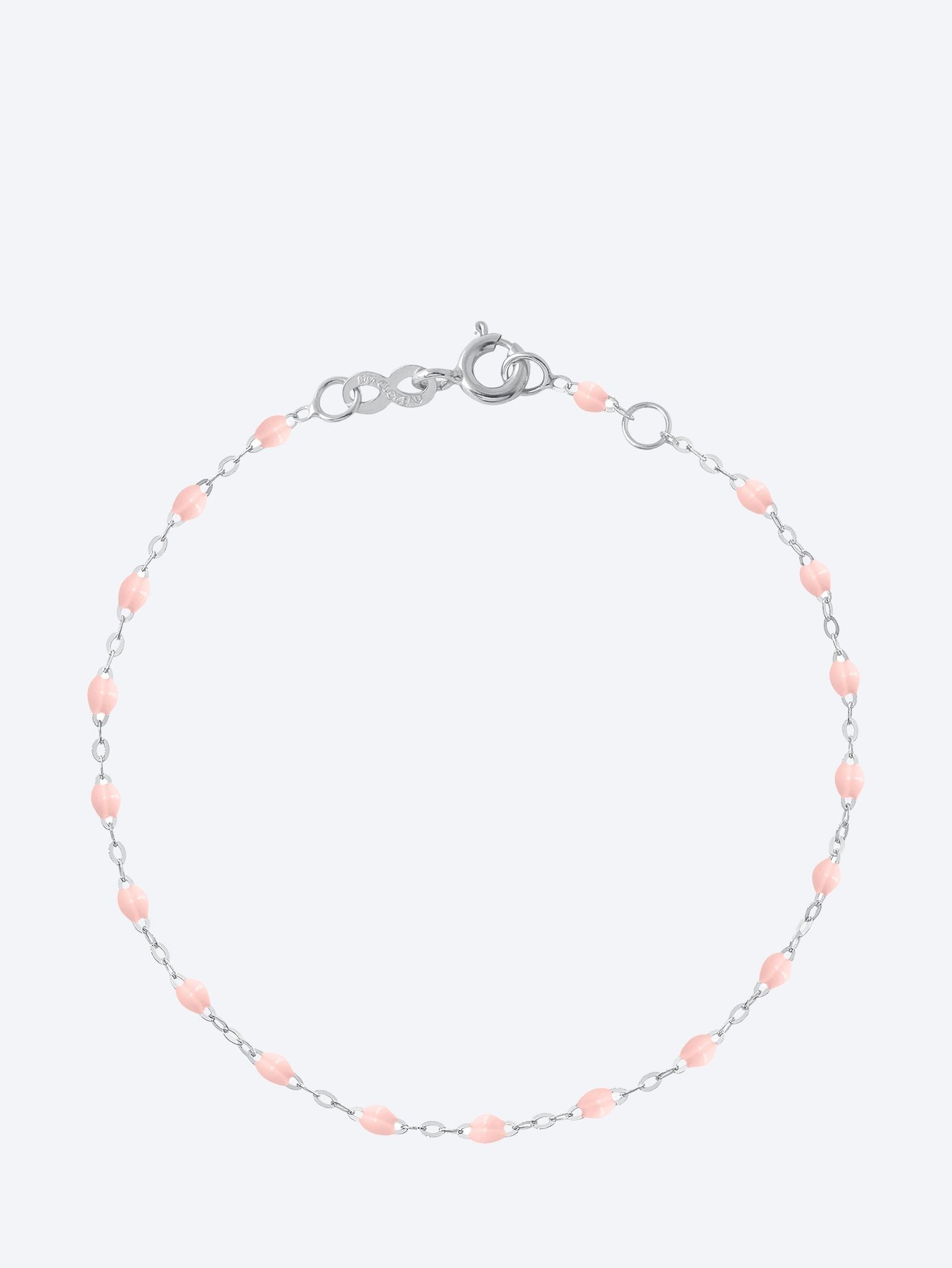 BRACELET CLASSIQUE GIGI OR BLANC 17 CM 1