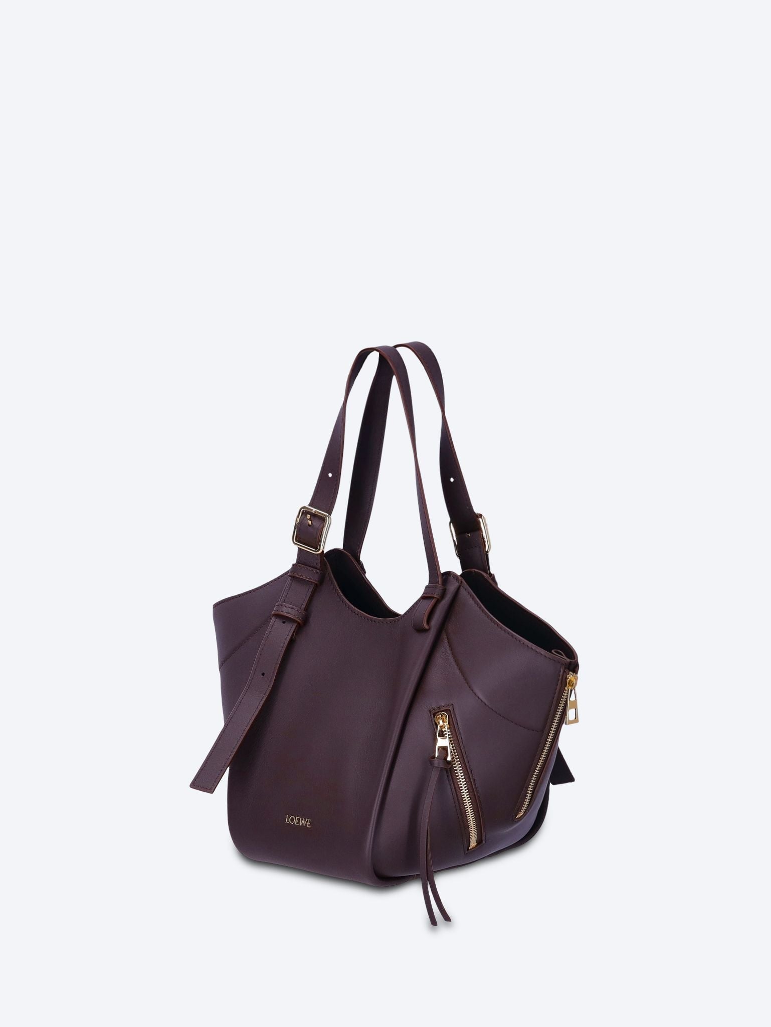 Classic leather hammock flip bag 2