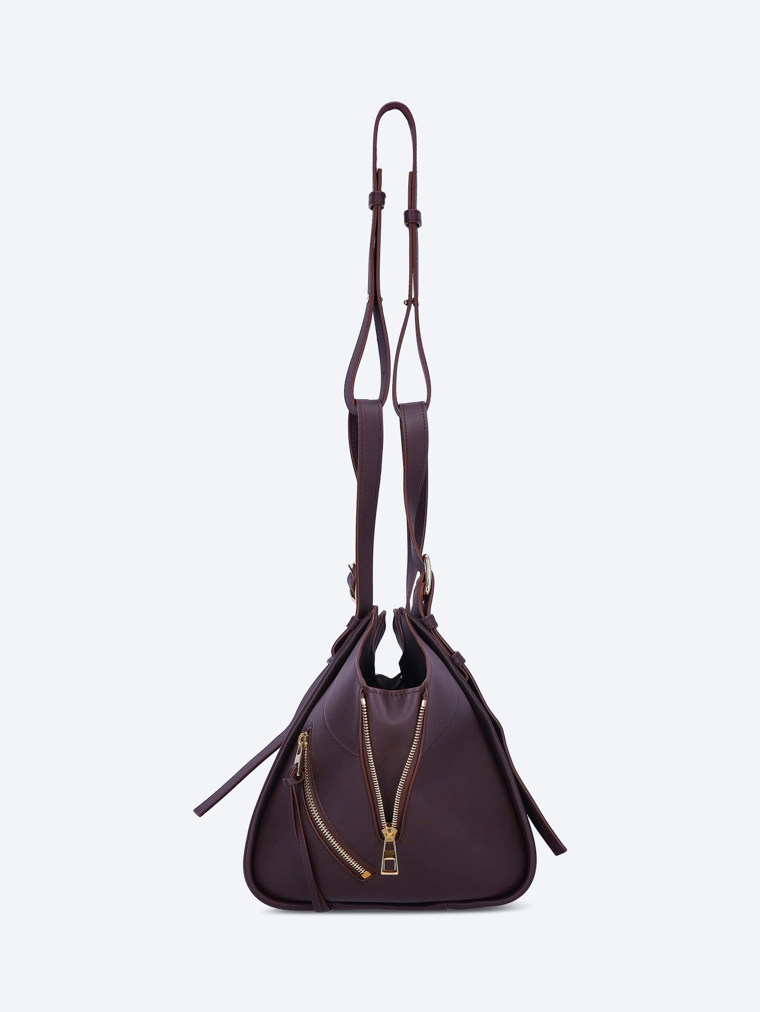 Classic leather hammock flip bag 3