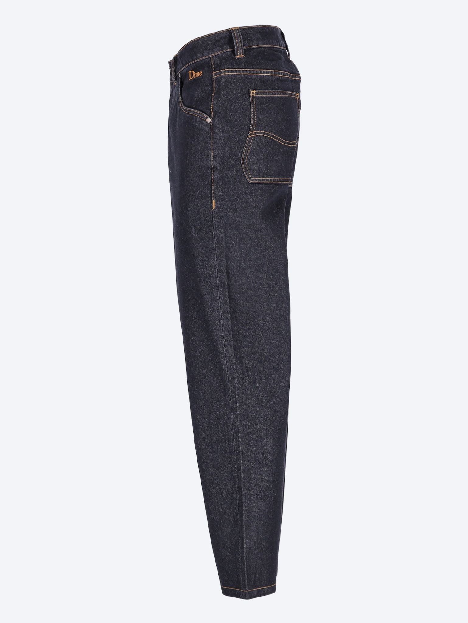 Classic relaxed denim pants 2