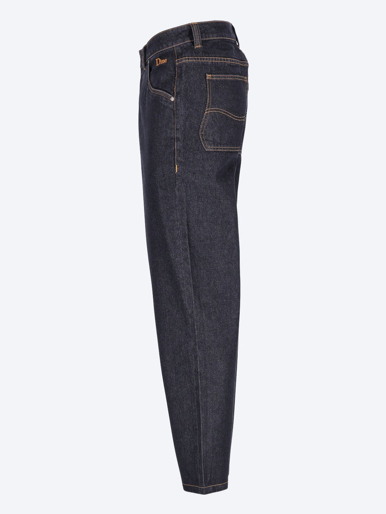 Classic relaxed denim pants 2