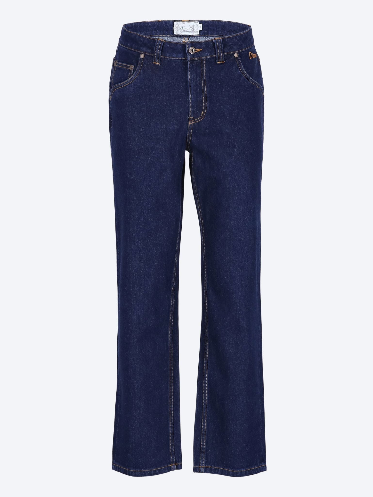 Classic relaxed denim pants 1