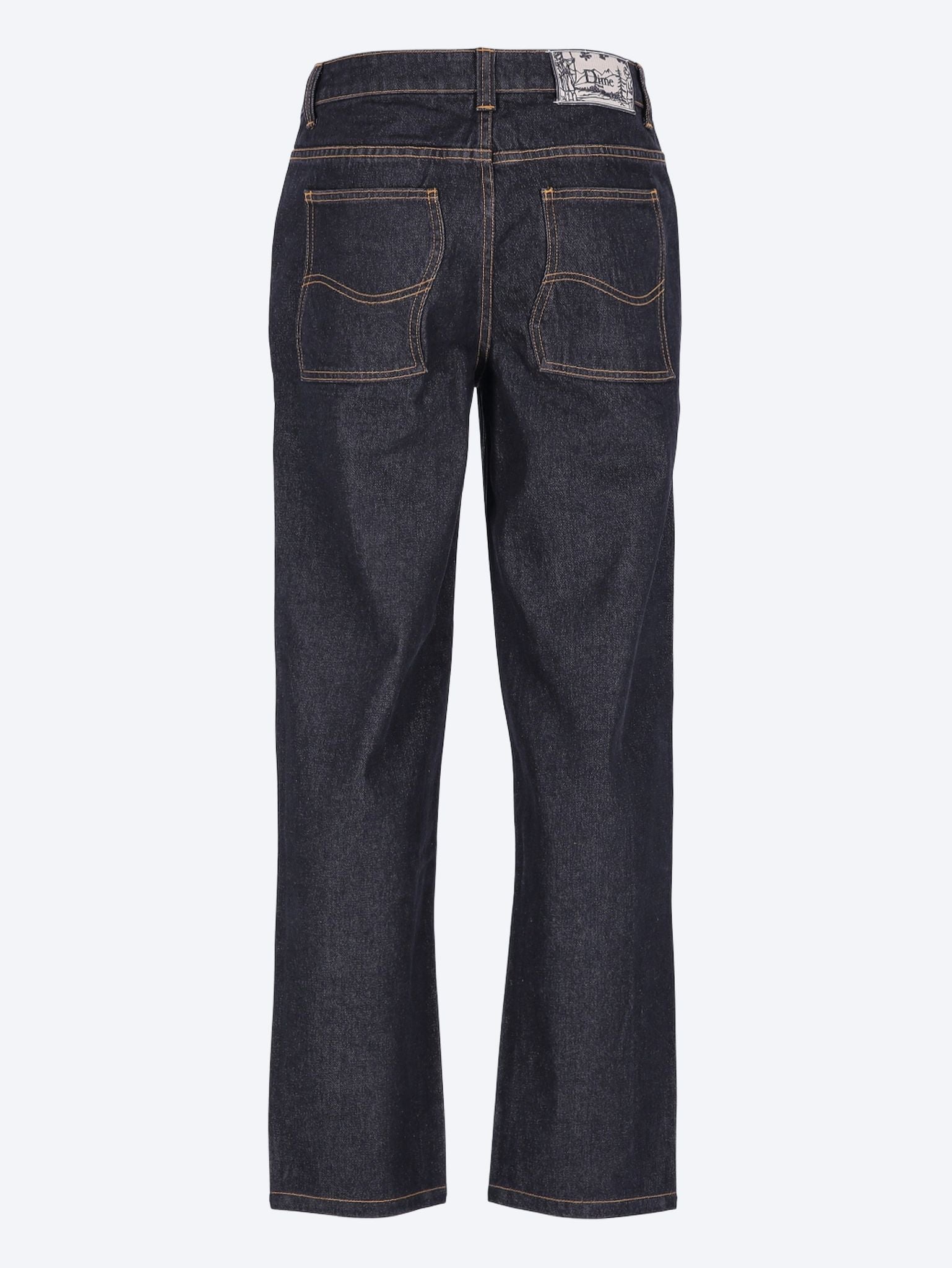 Classic relaxed denim pants 3