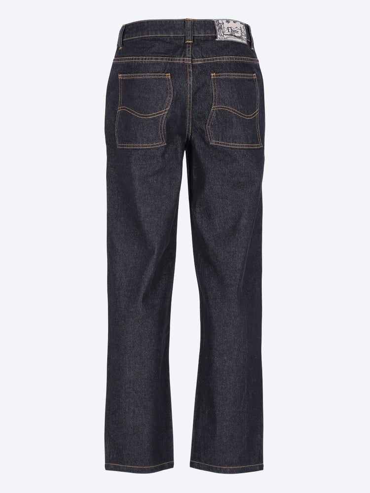Classic relaxed denim pants 3