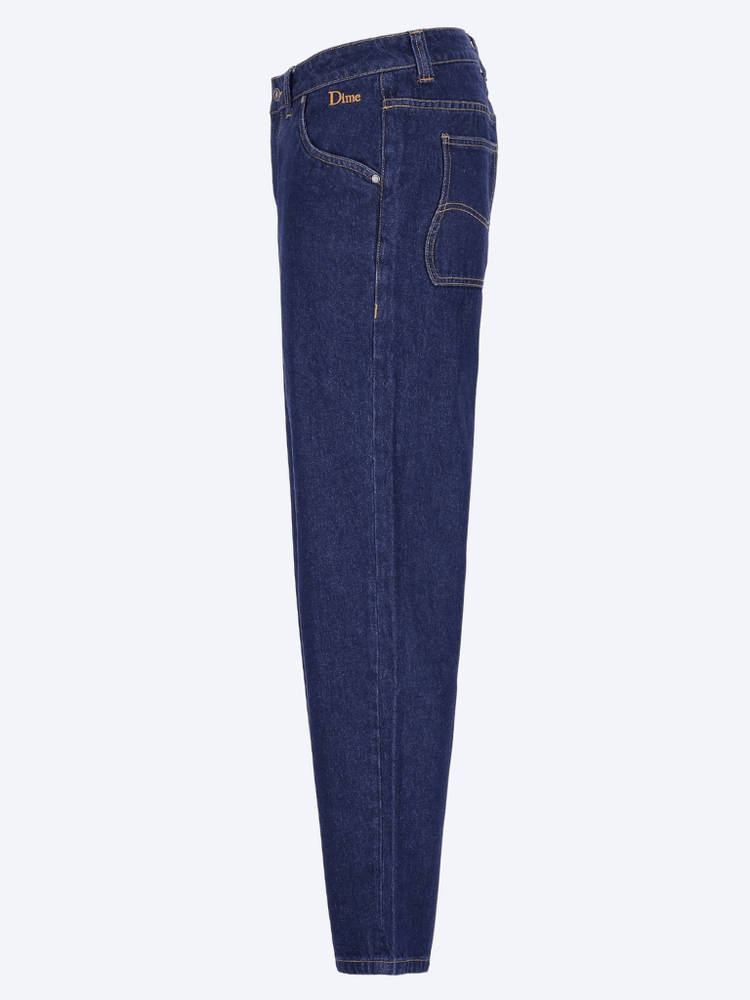 Classic relaxed denim pants 2