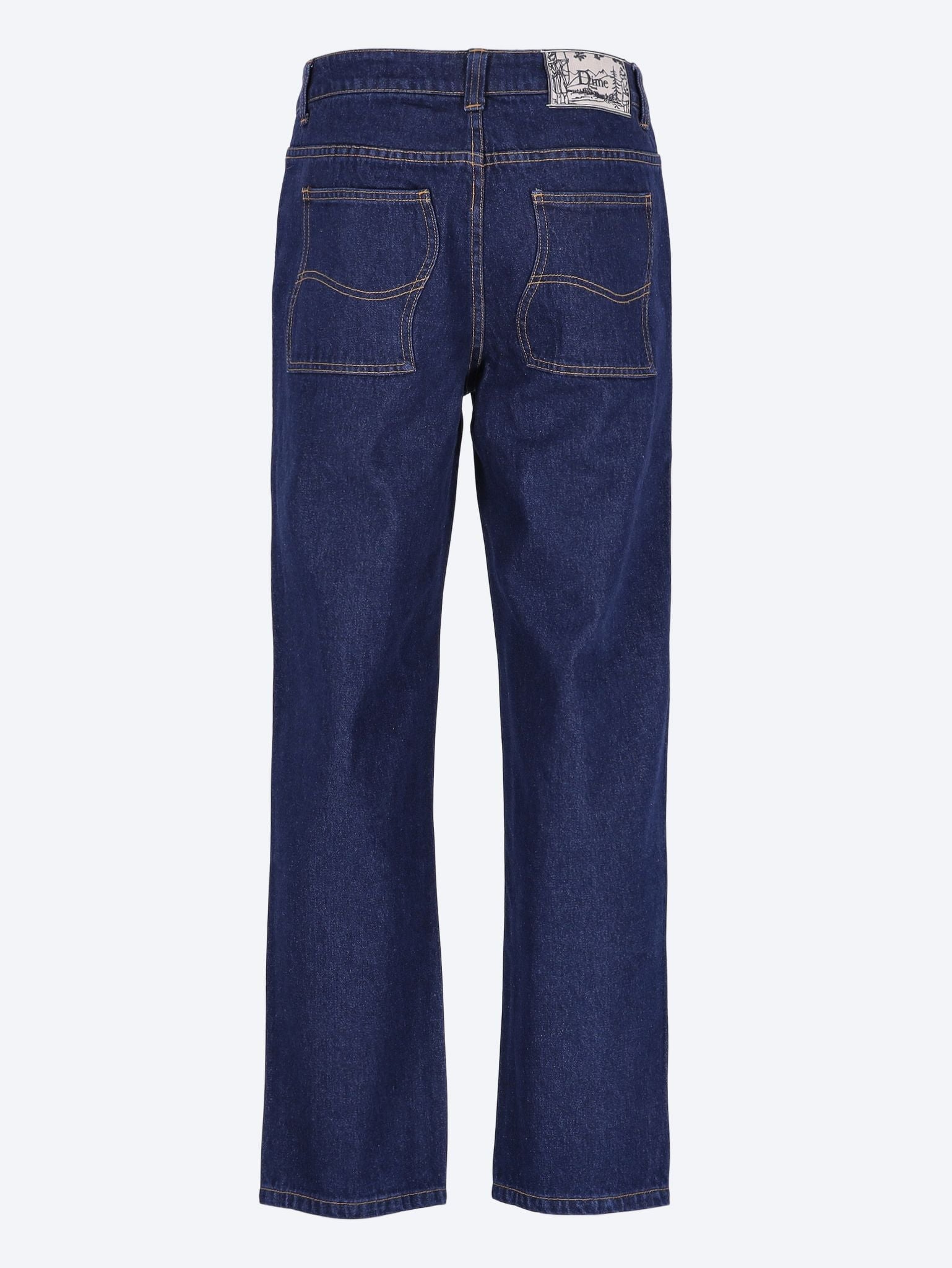 Classic relaxed denim pants 3