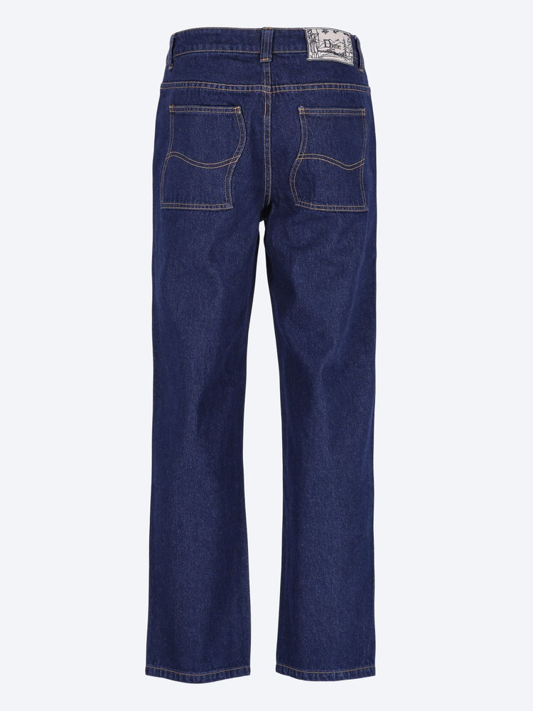 Classic relaxed denim pants 3