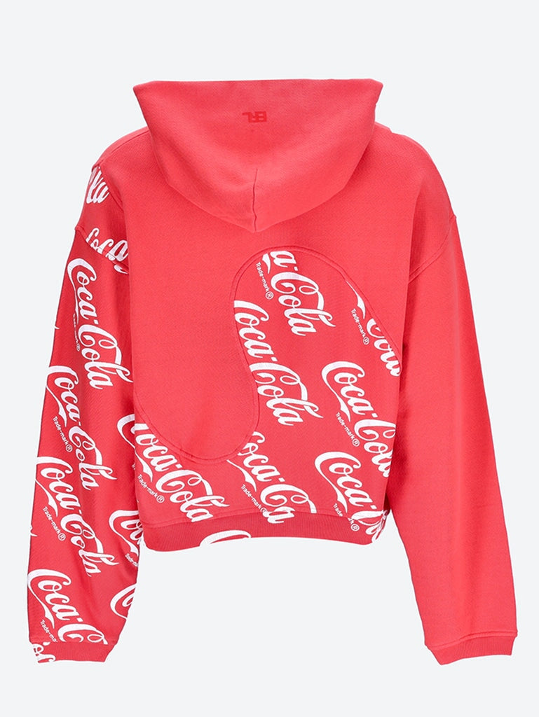 Coca cola swirl hoodie 3