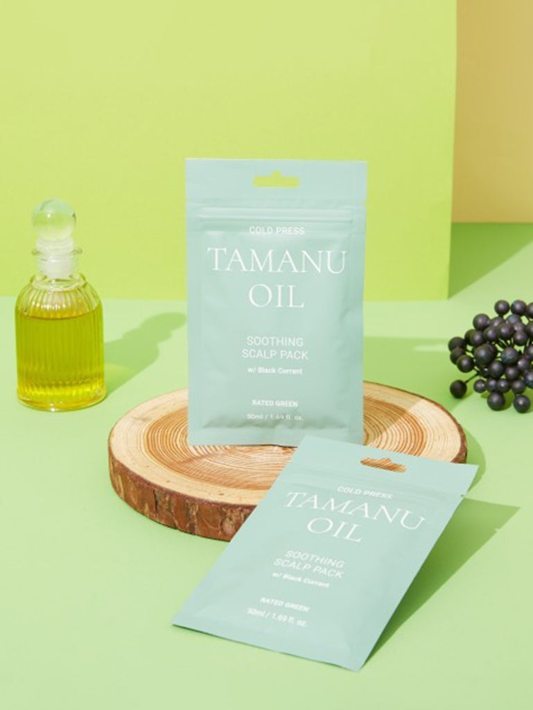 Cold press tamanu oil soothing scalp pack 50ml 1