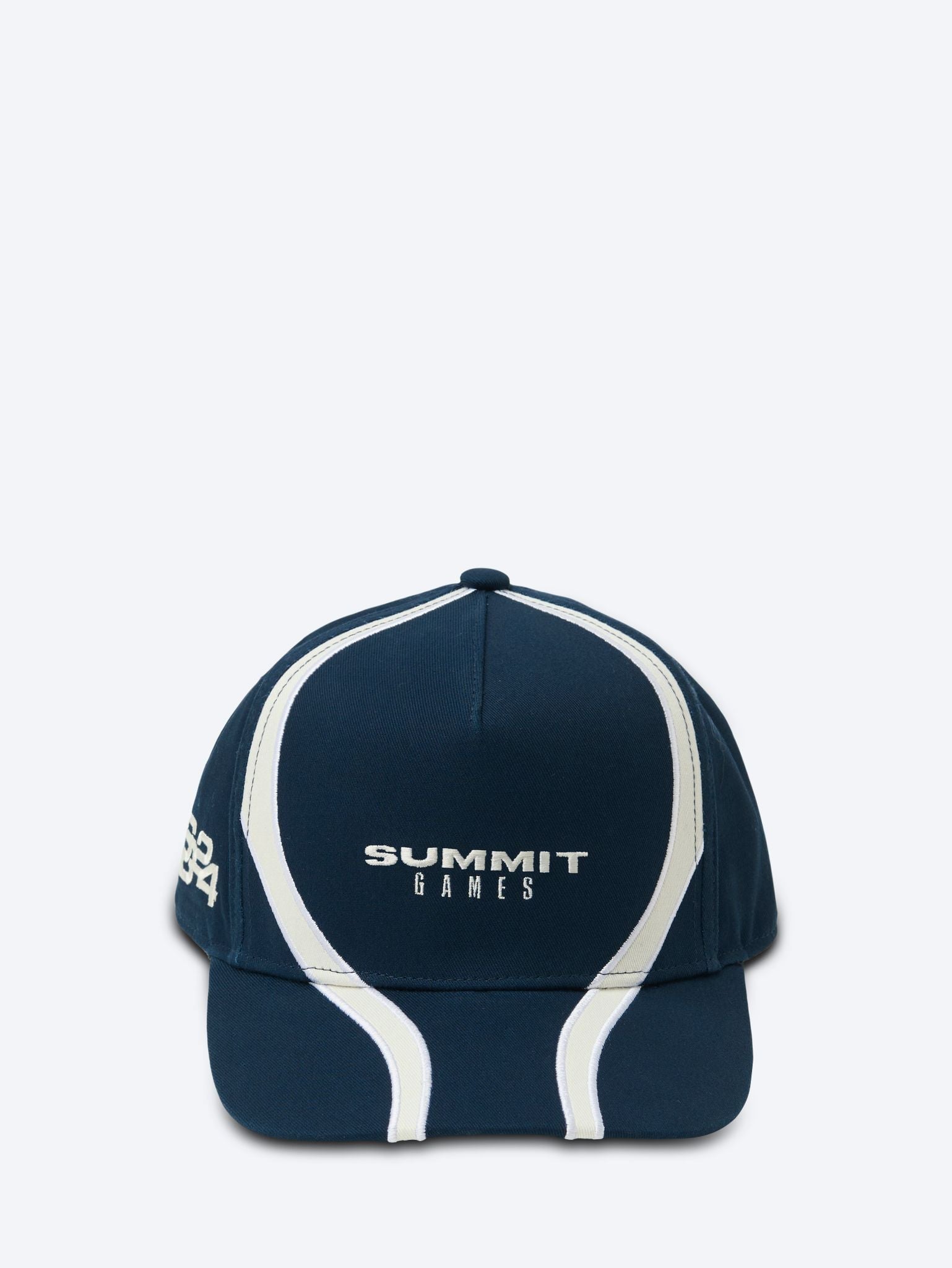 Contrast panel baseball cap 1