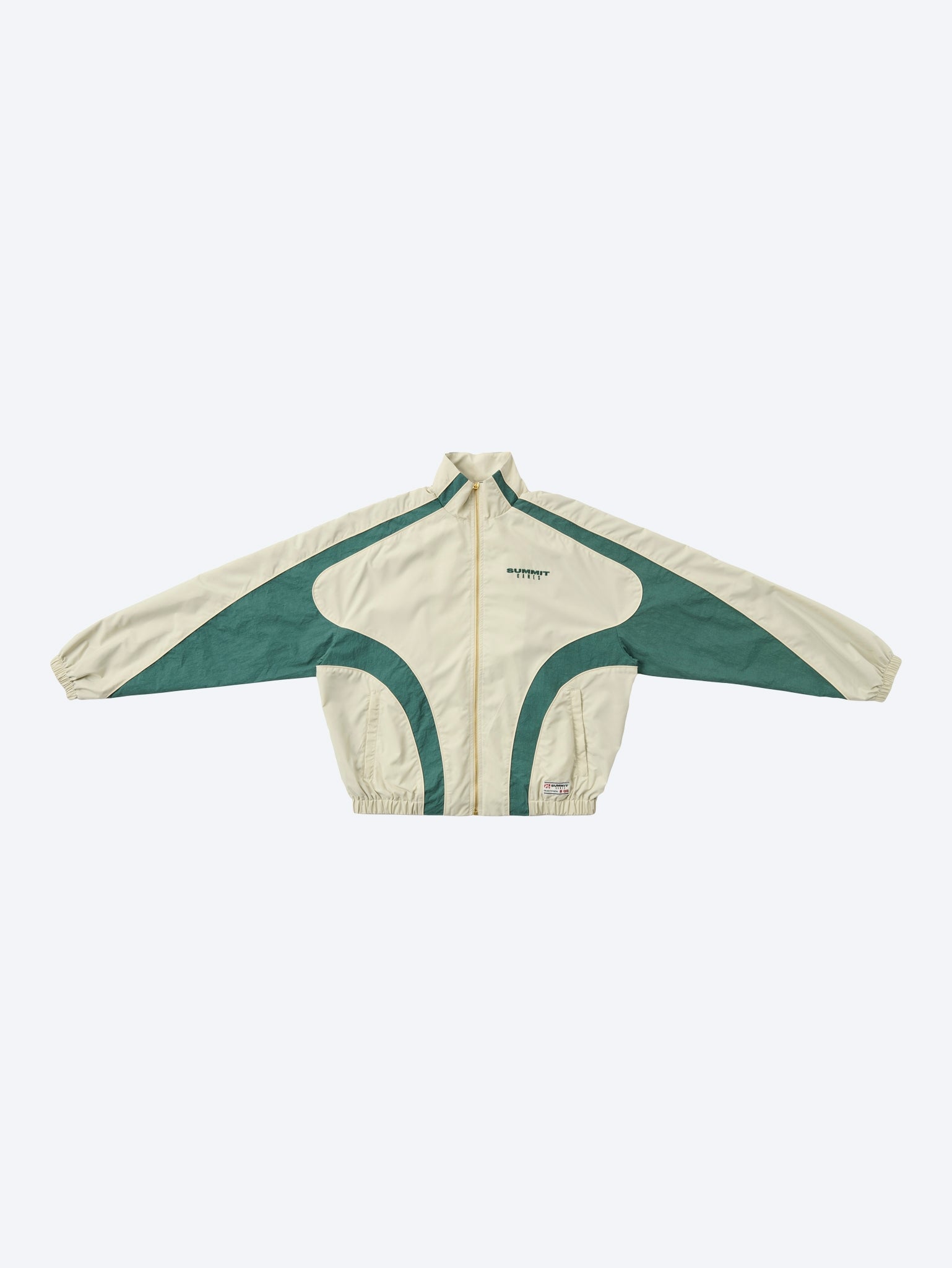 Contrast panel ripstop nylon track top 1