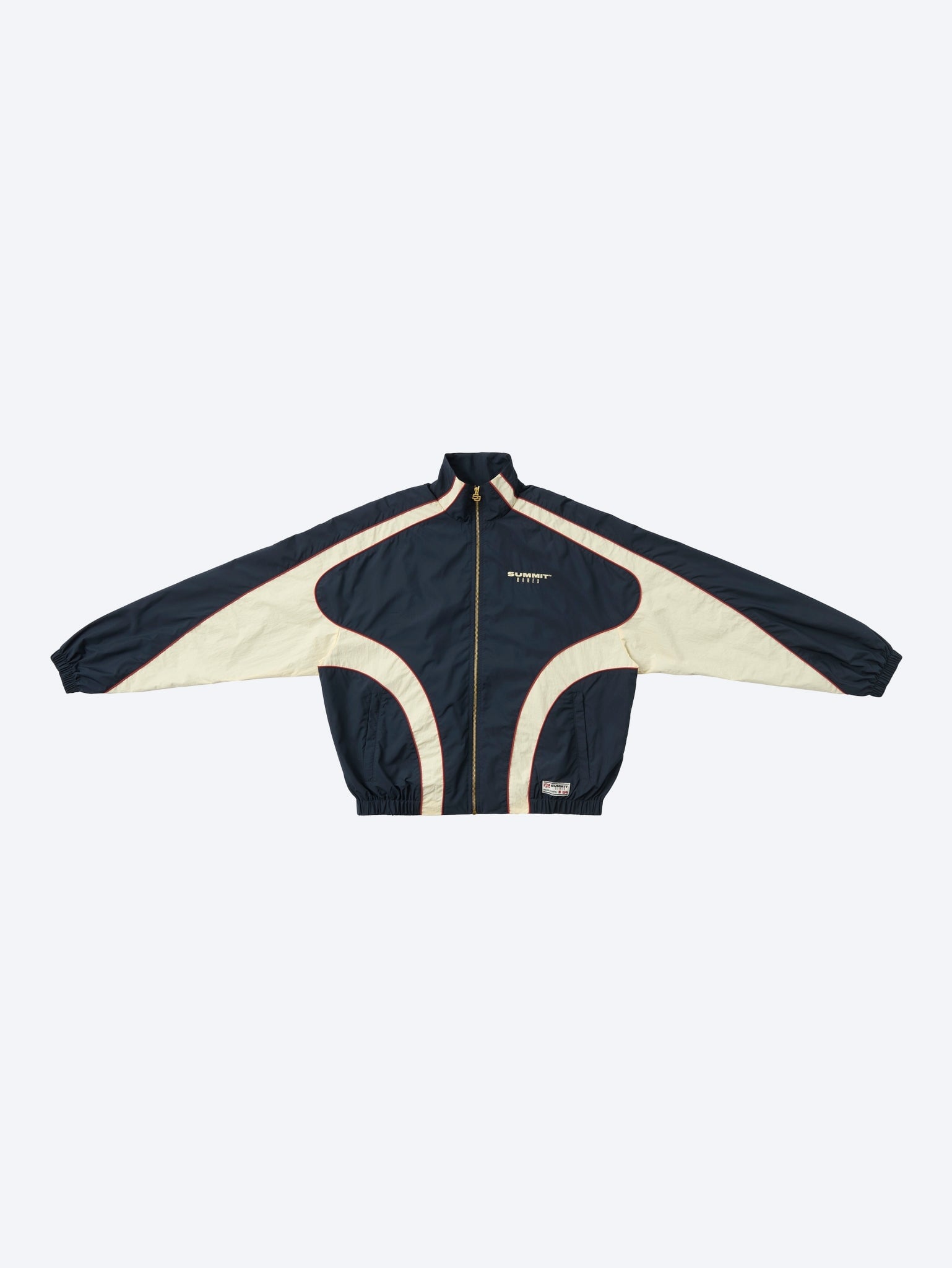 Contrast panel ripstop nylon track top 1