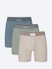 Cotton 3 pack boxer brief 5 inch ref: