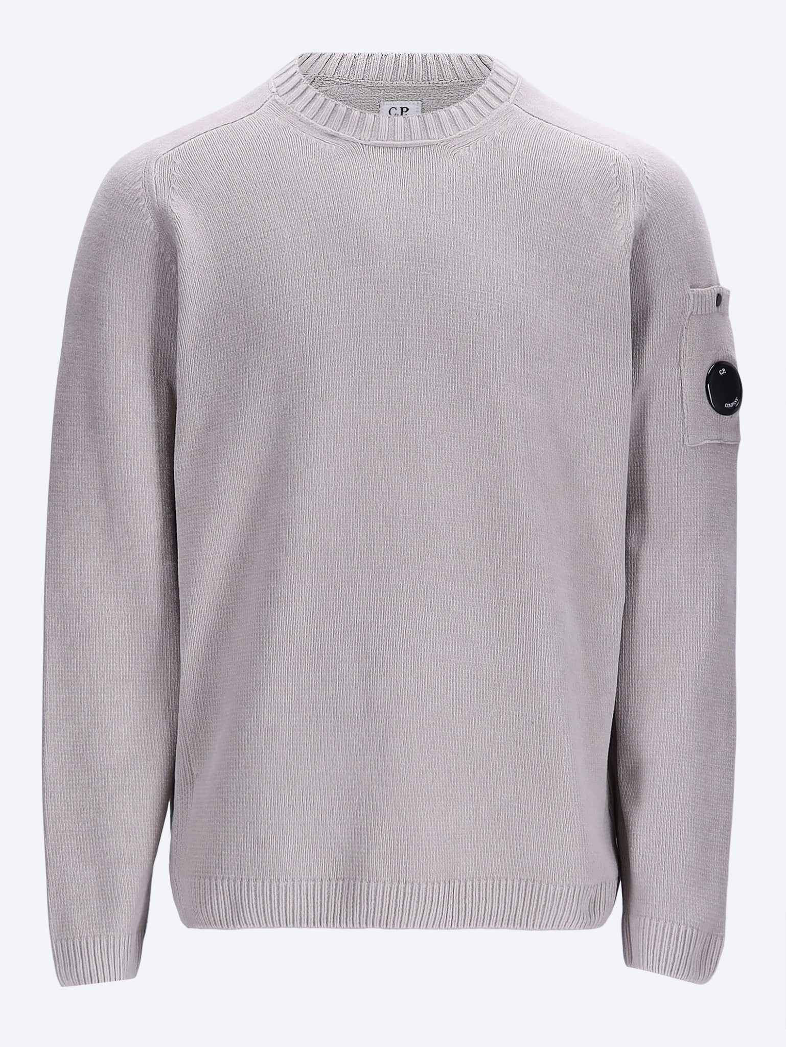 Pull à lentilles ras du cou en chenille de coton 1