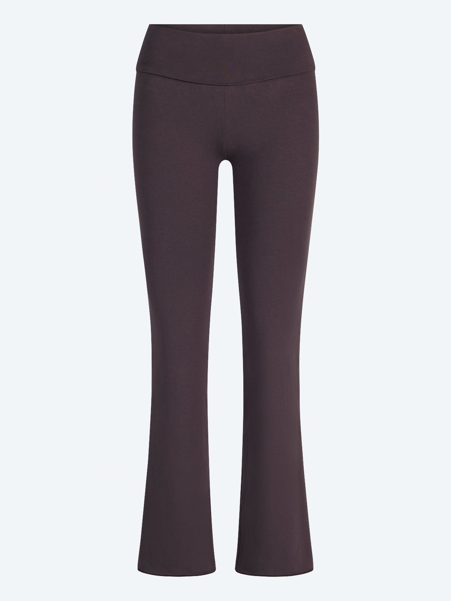 Cotton jersey foldover pants 1