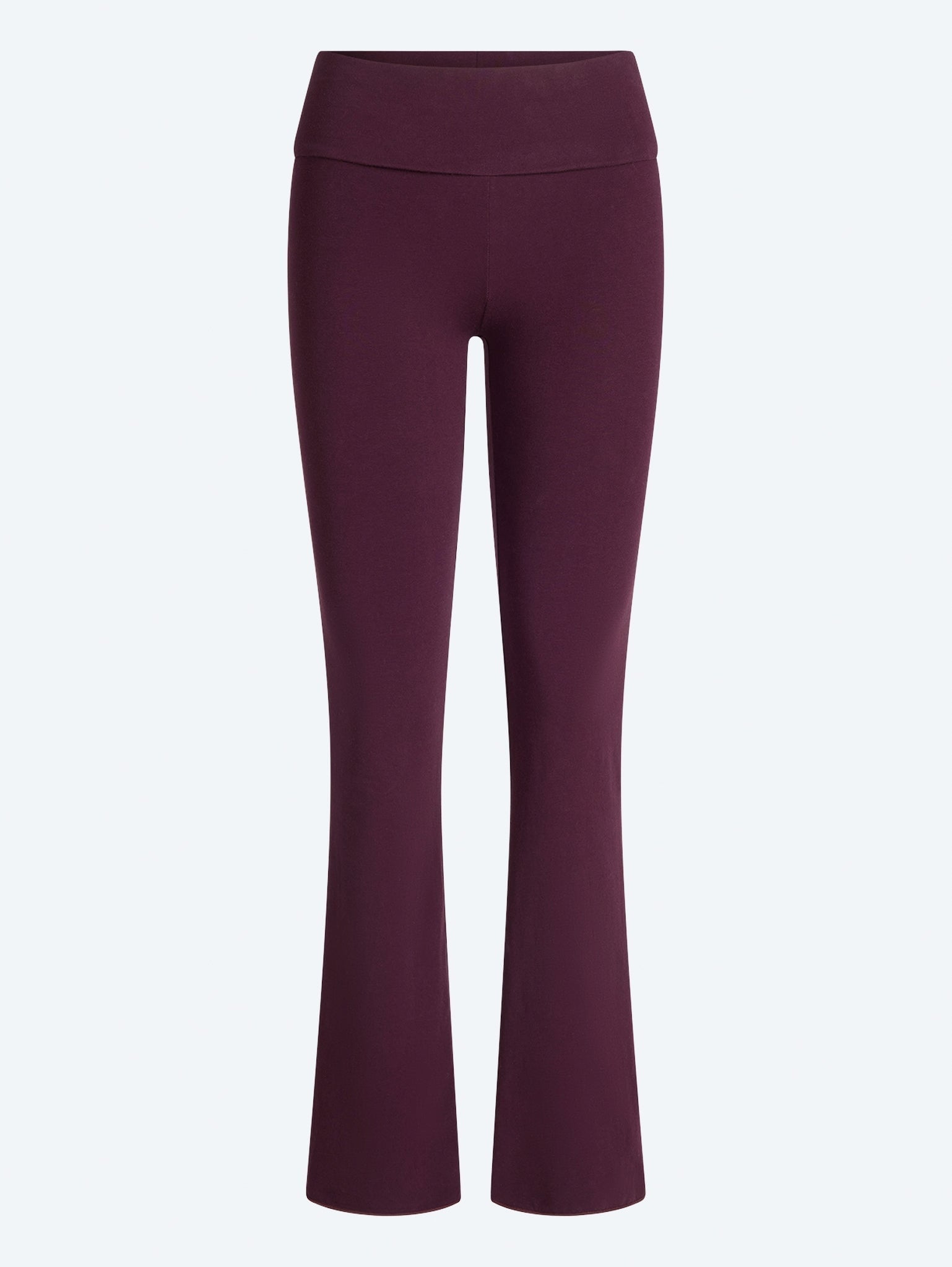 Cotton jersey foldover pants 1