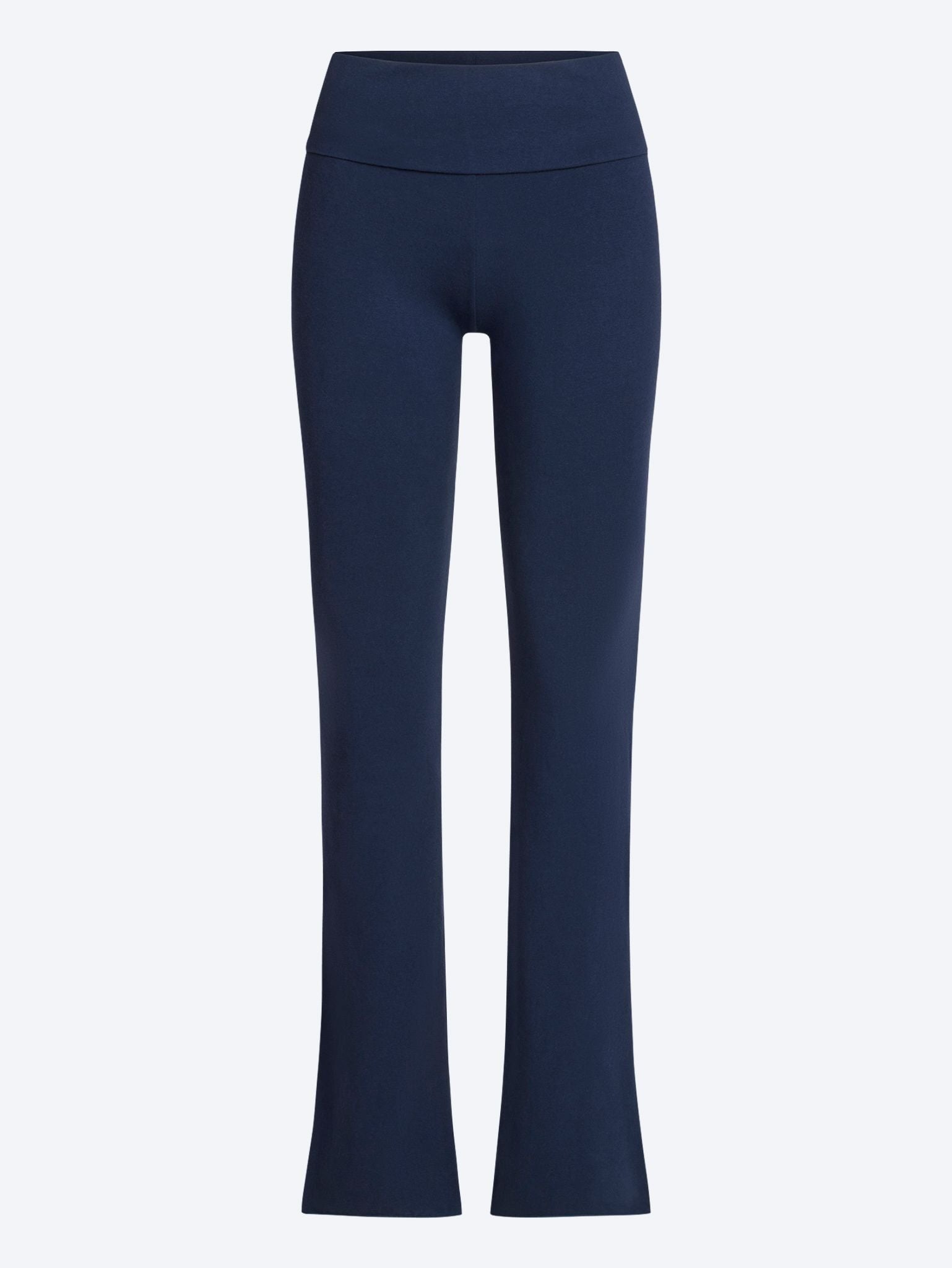 Cotton jersey foldover pants 1
