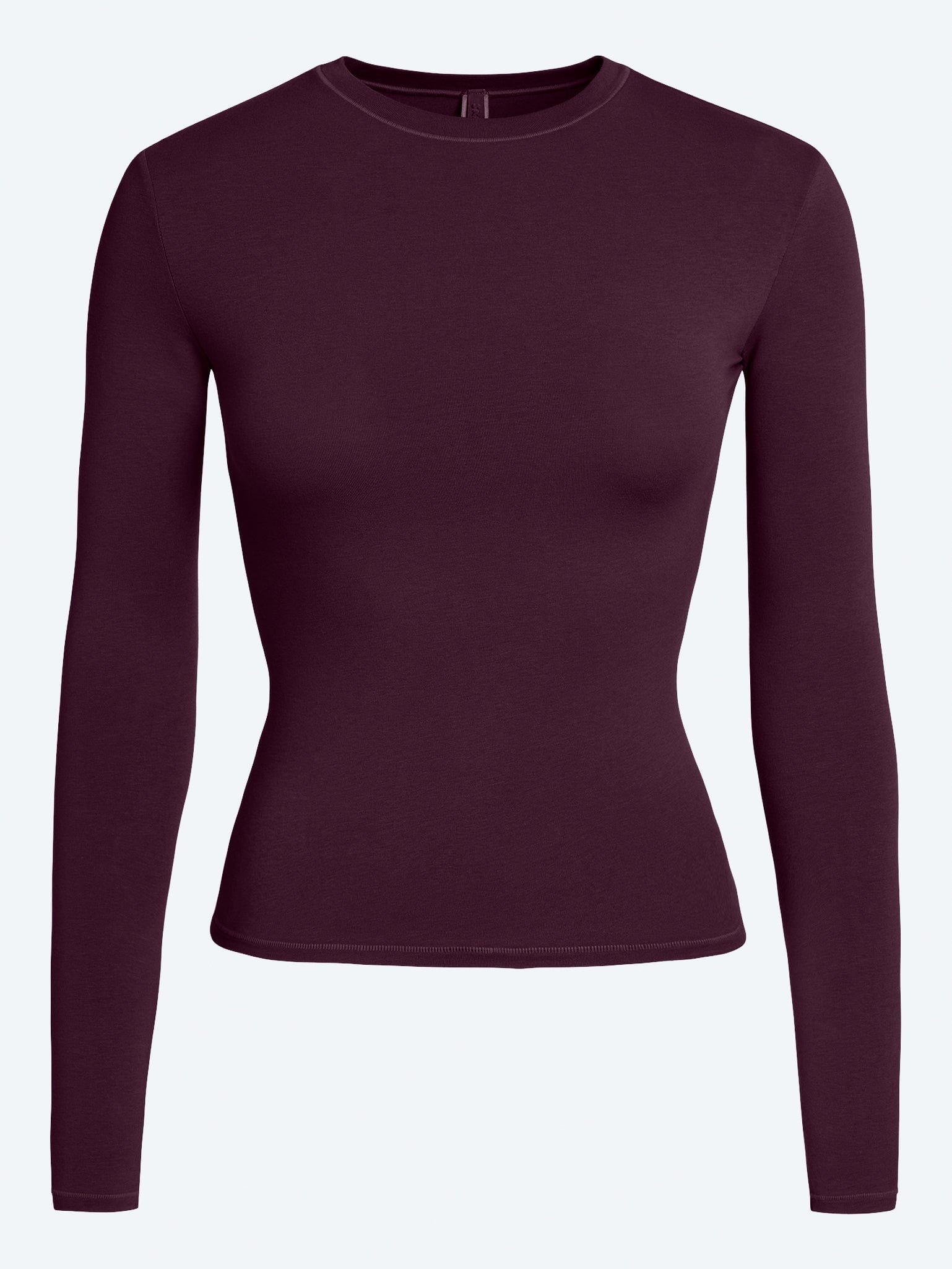 Cotton jersey long sleeve t-shirt 1