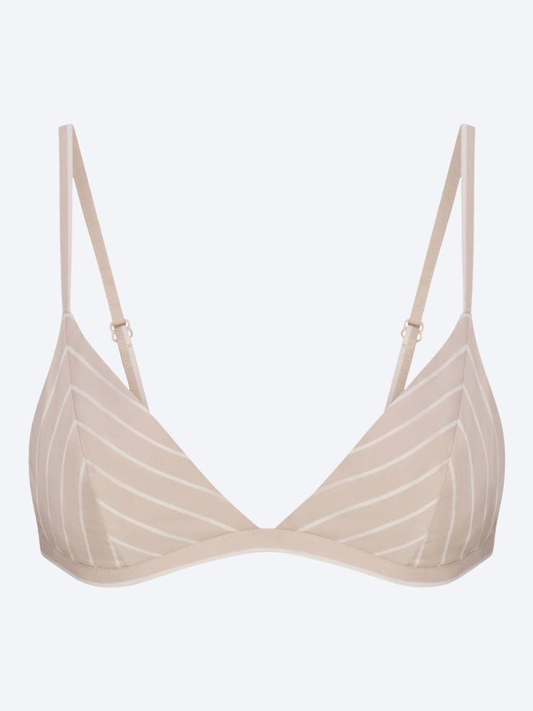 Cotton poplin bralette 1