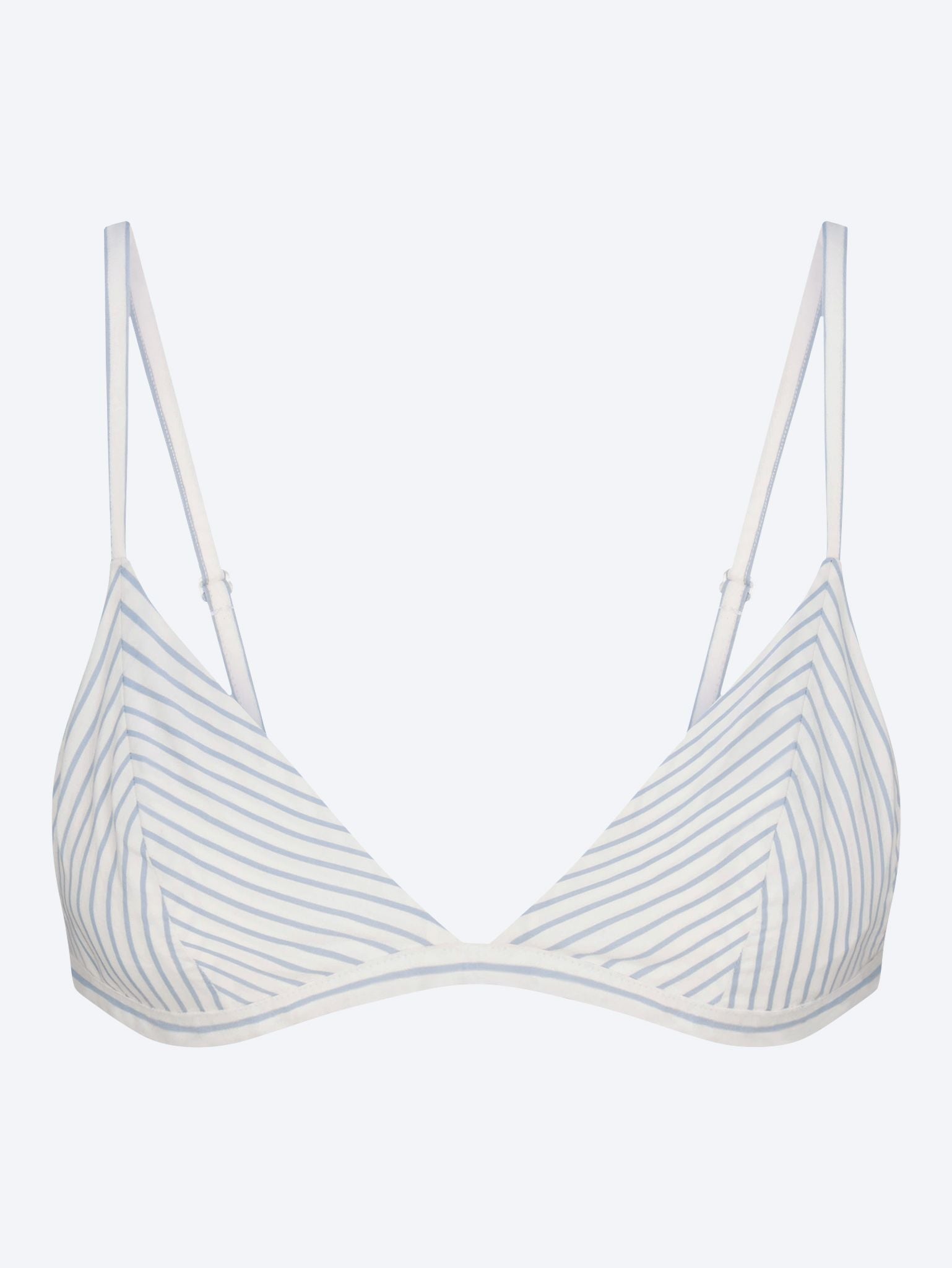 Cotton poplin bralette 1